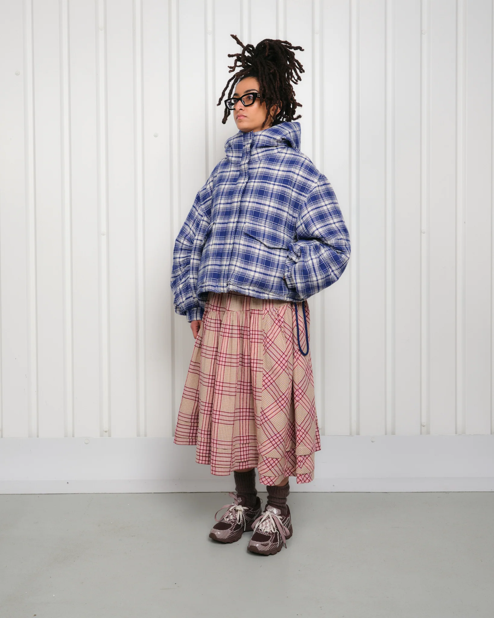 Fable Jacket - Indigo Check Handloom - Image 4