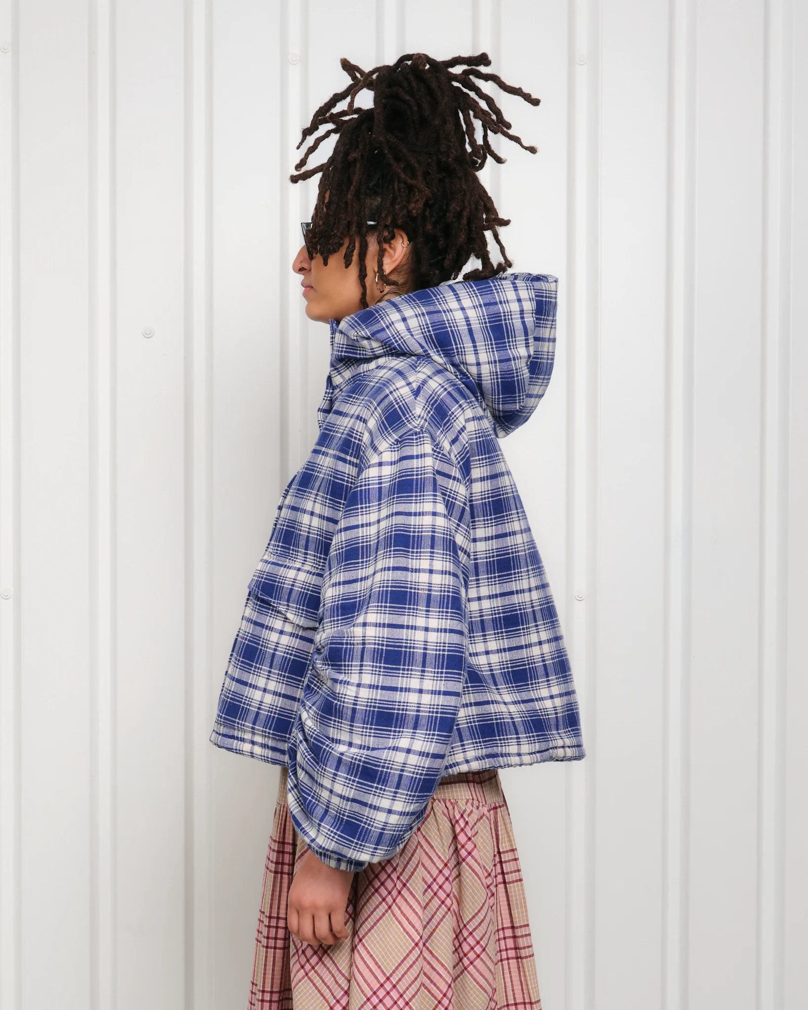 Fable Jacket - Indigo Check Handloom - Image 6