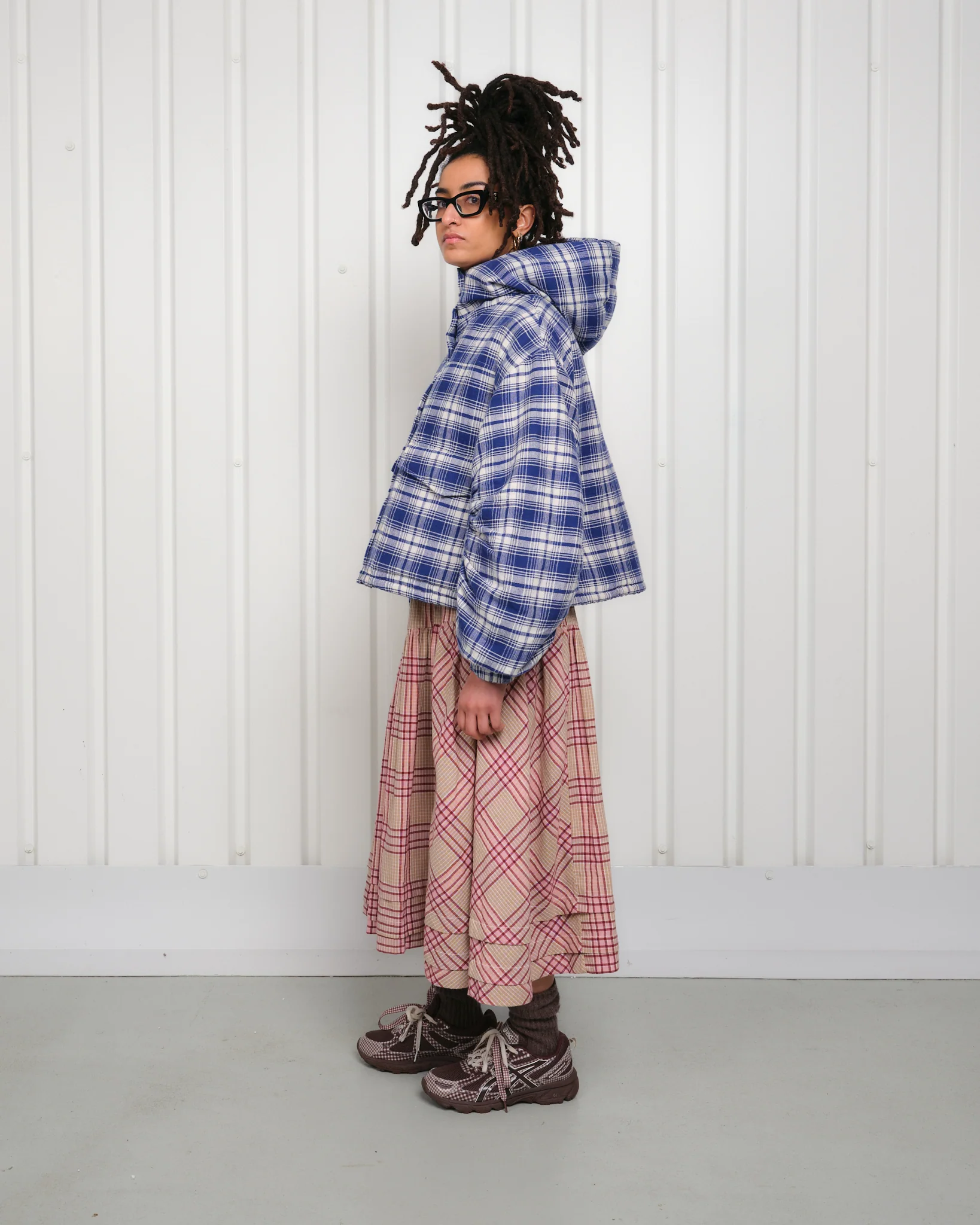 Fable Jacket - Indigo Check Handloom - Image 8
