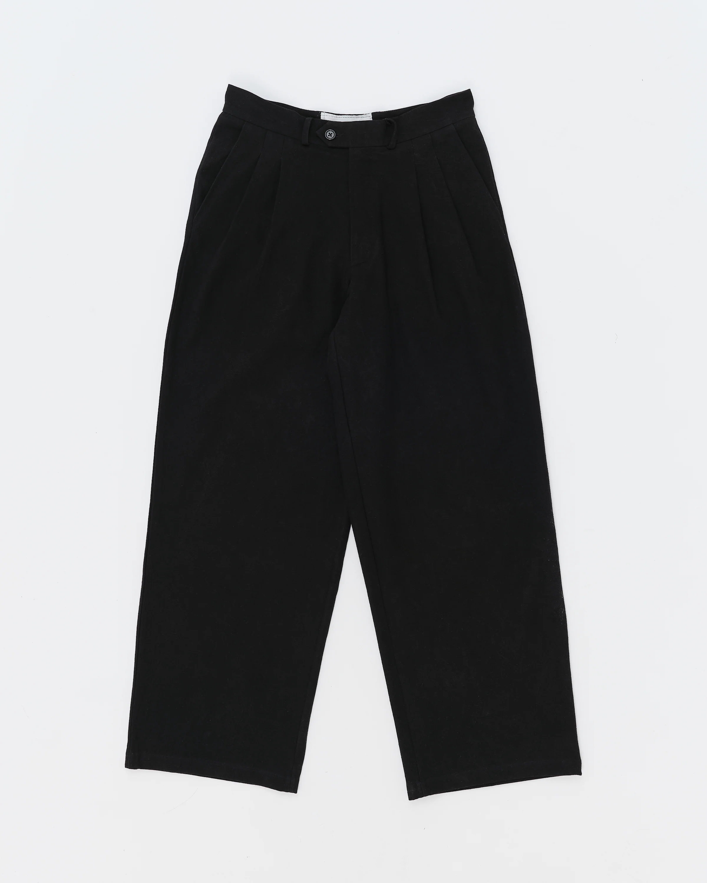 Fenn Trousers - Black Slub - Image 4