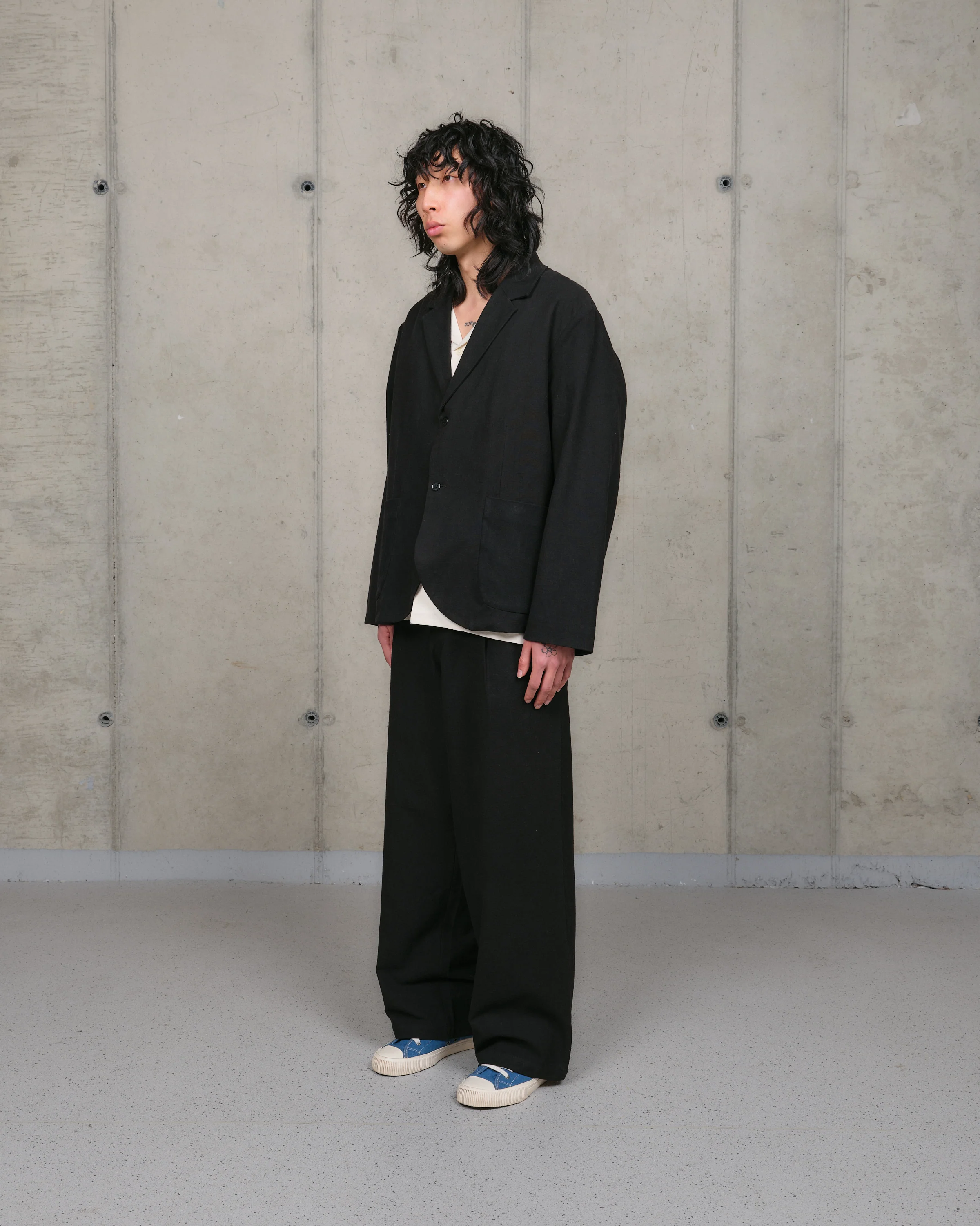 Fenn Trousers - Black Slub - Image 7