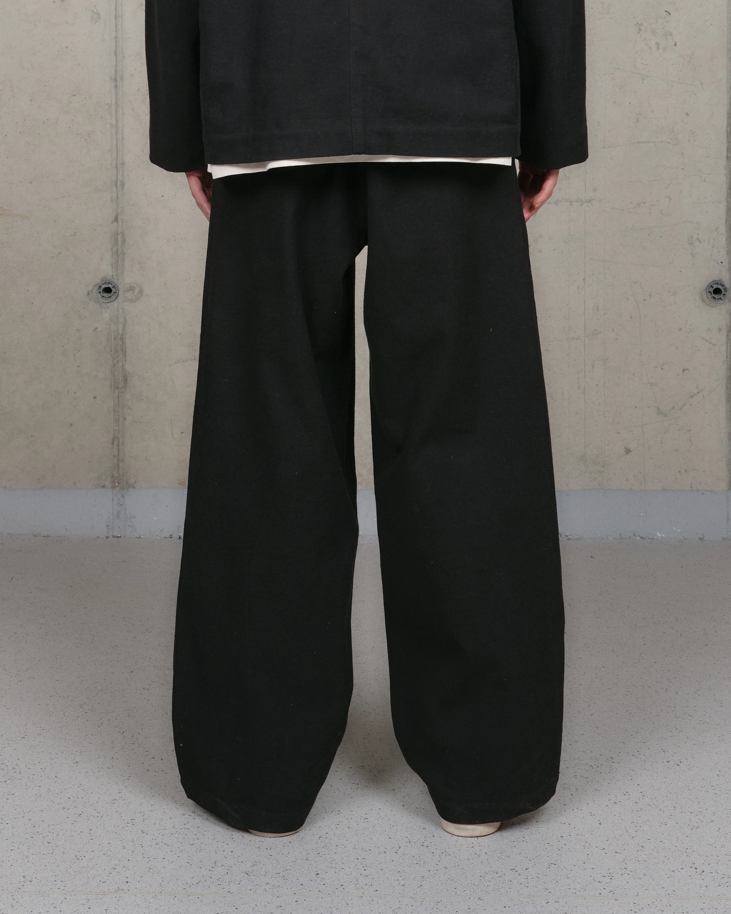 Fenn Trousers - Black Slub - Image 9
