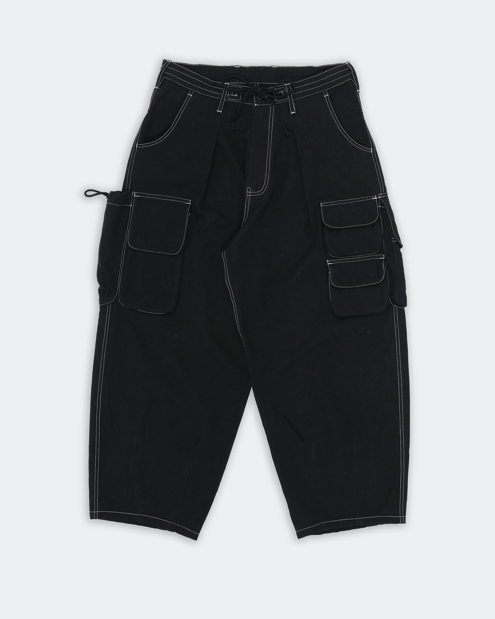 Forager Pants - Black Contrast Slub - Image 3