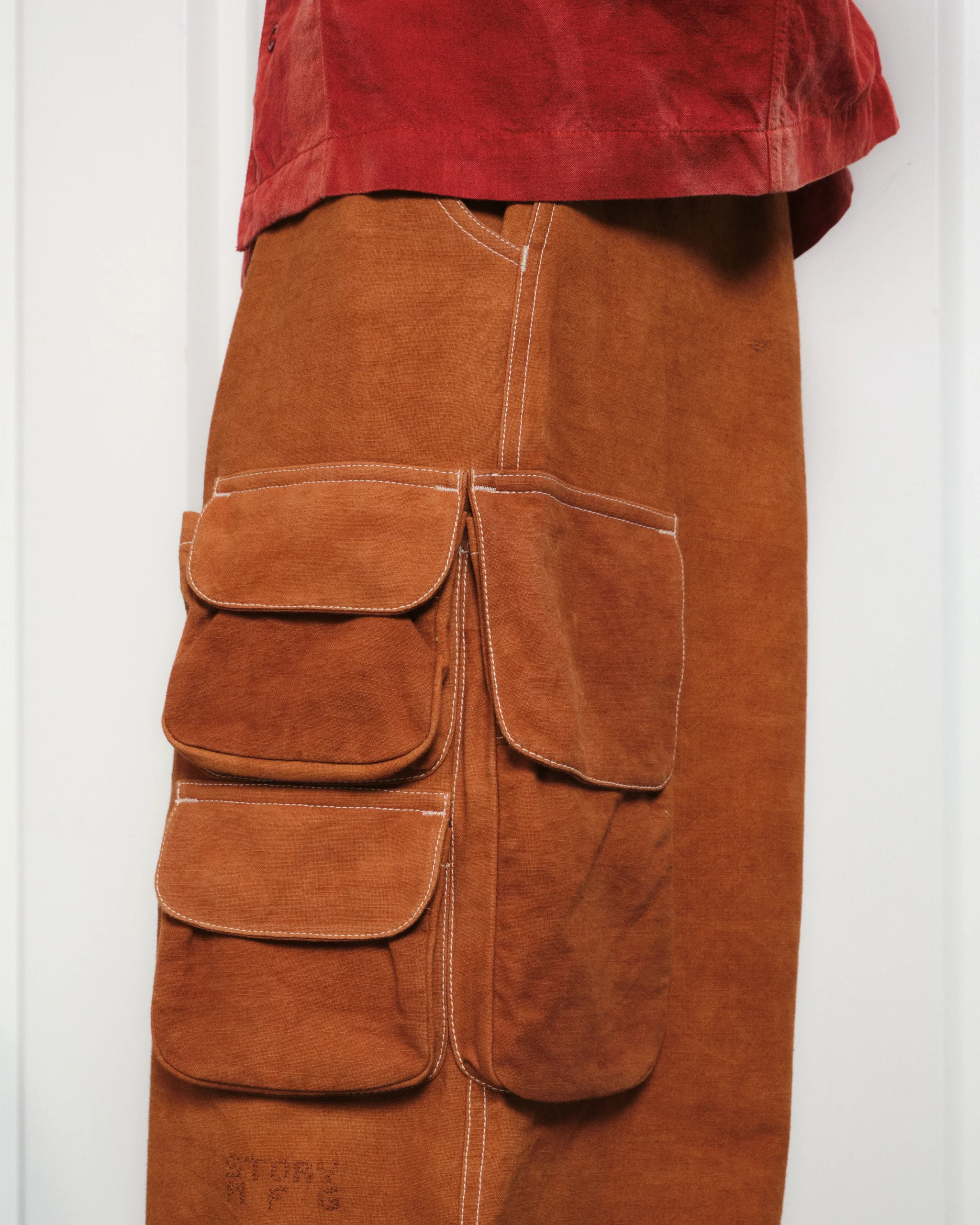 Forager Pants - Brown Slub Contrast - Image 4