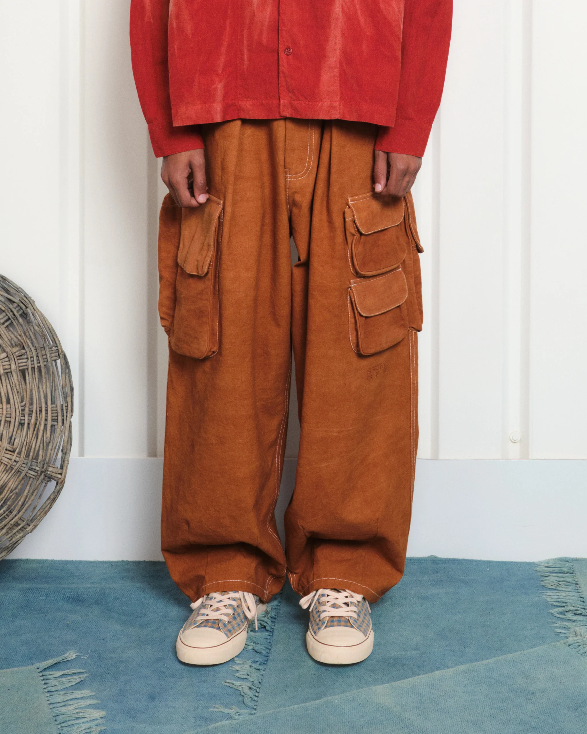 Forager Pants - Brown Slub Contrast - Image 5