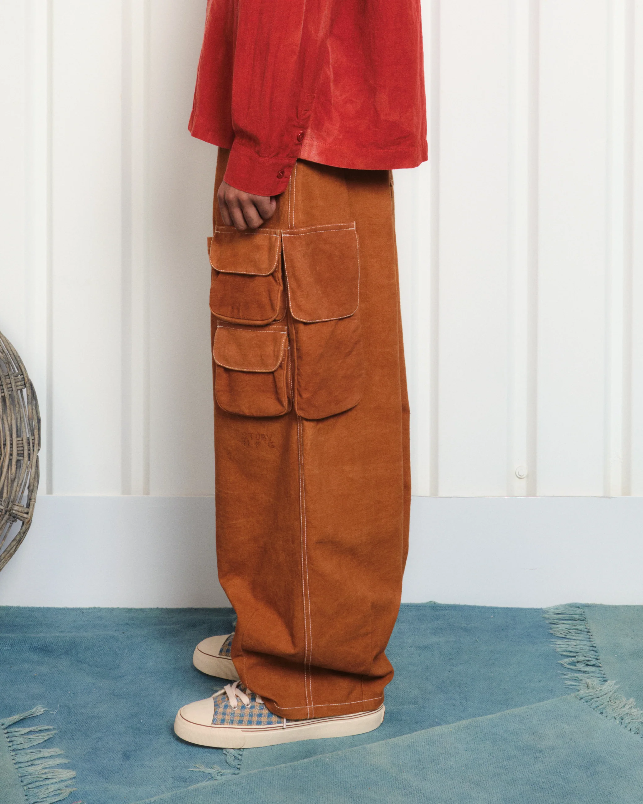 Forager Pants - Brown Slub Contrast - Image 6
