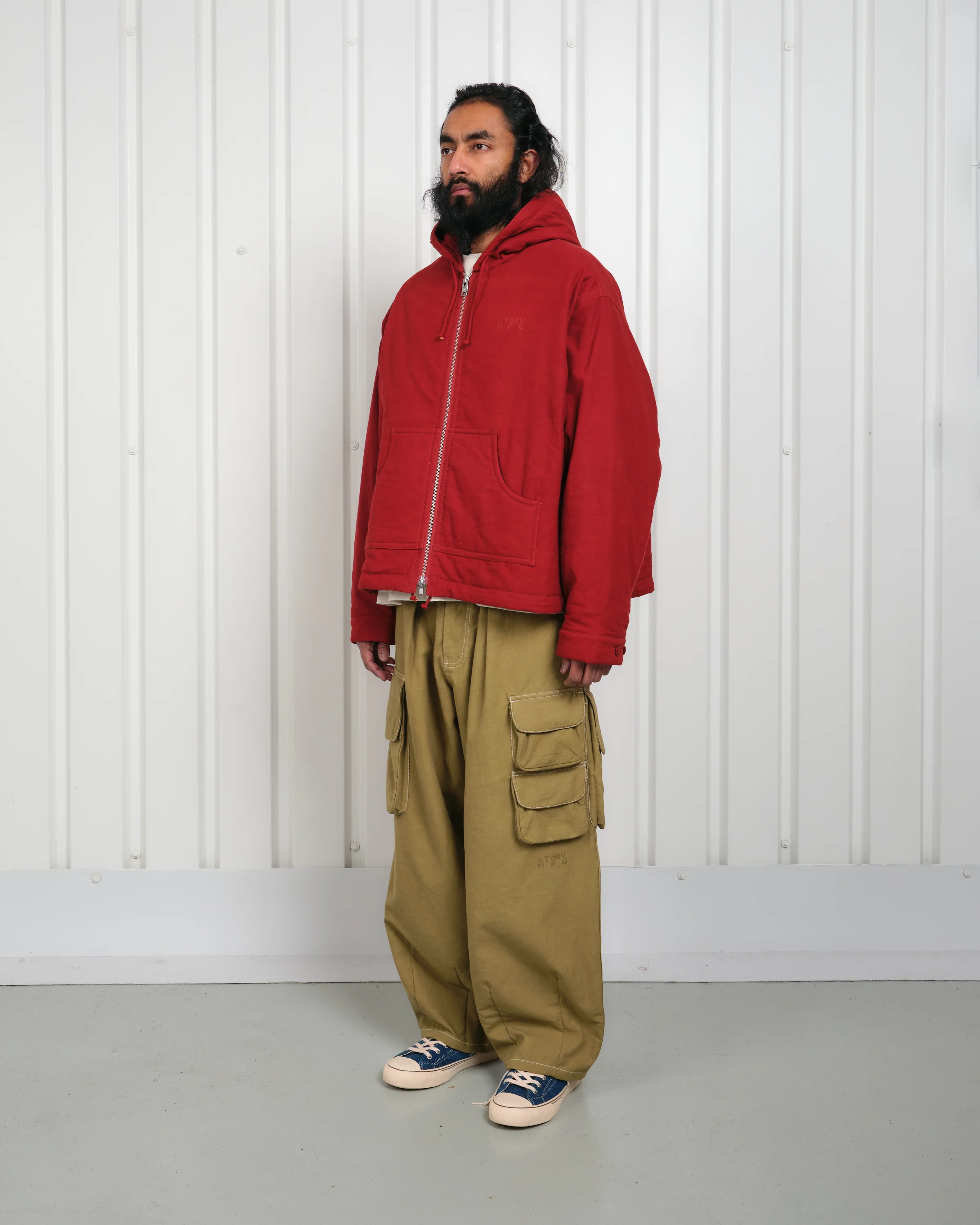 Forager Pants - Olive Contrast Slub - Image 6