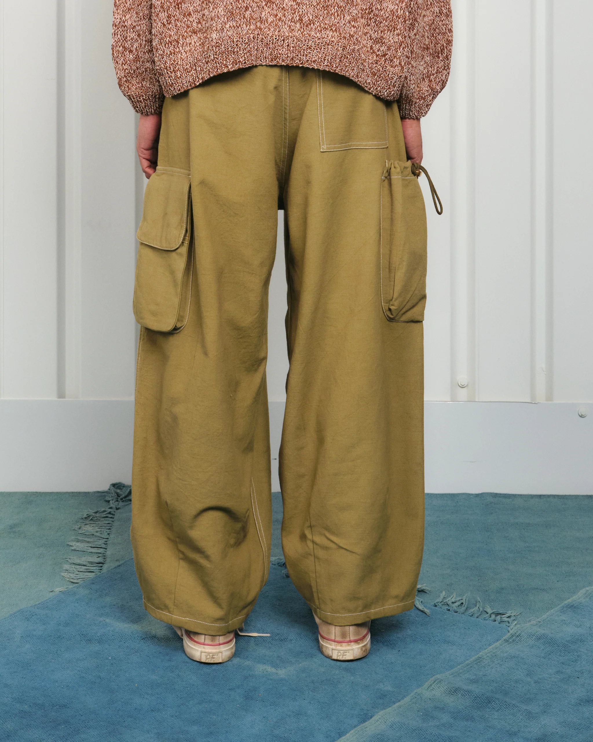 Forager Pants - Olive Contrast Slub - Image 7