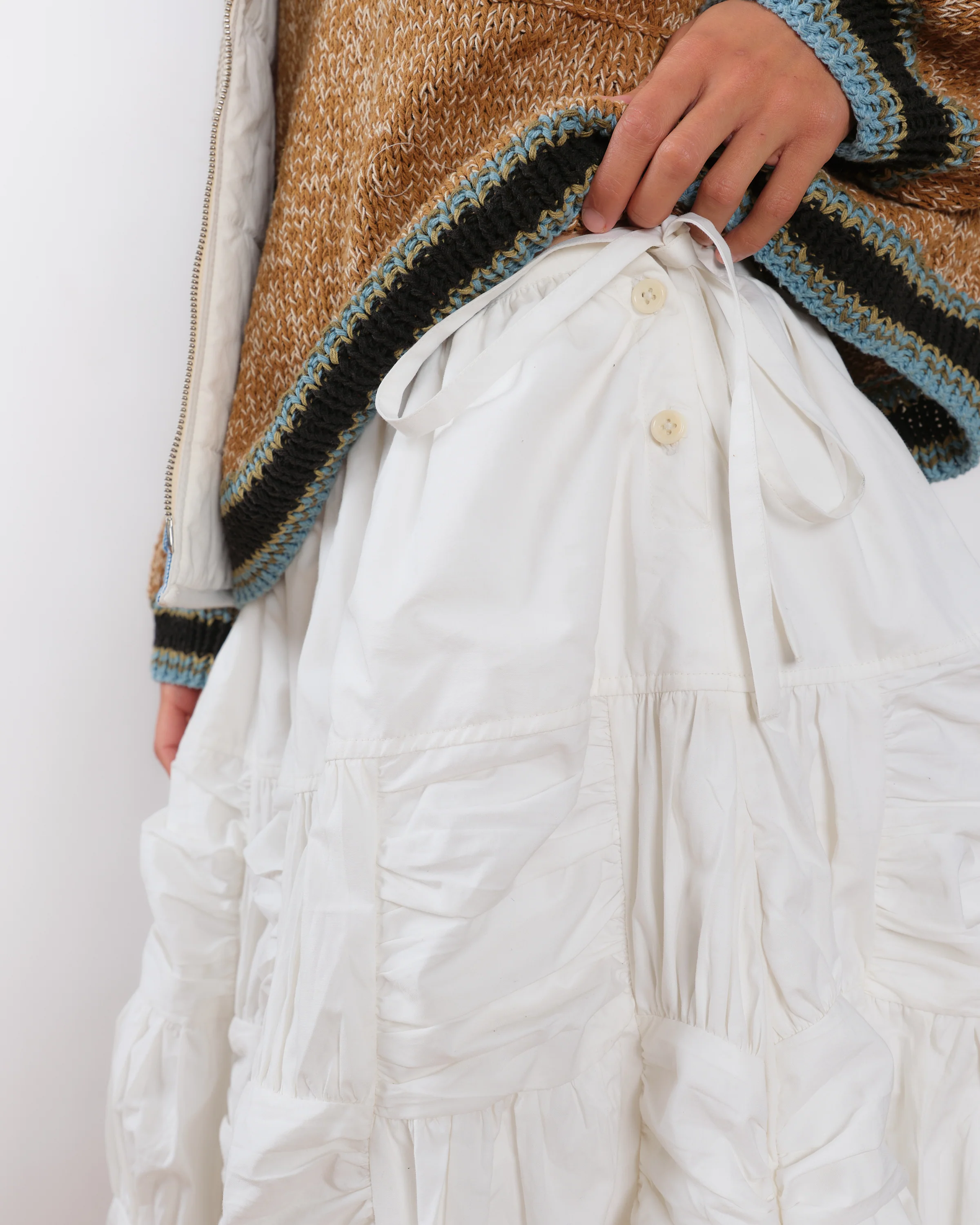 Foxglove Skirt - Ecru Interstellar Patchwork - Image 3