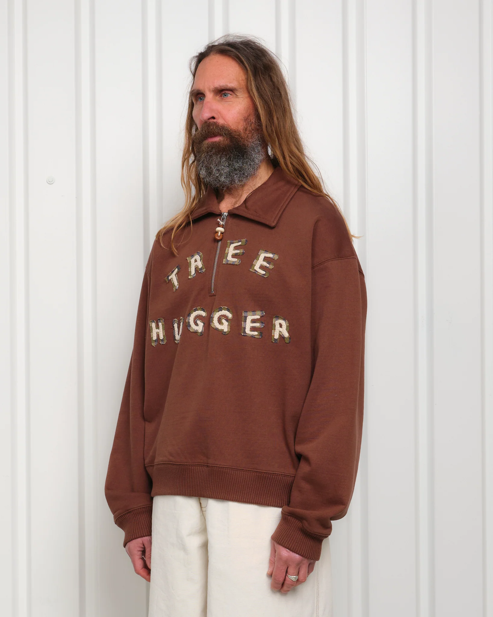 Geo Pullover - Brown Tree Hugger - Image 4