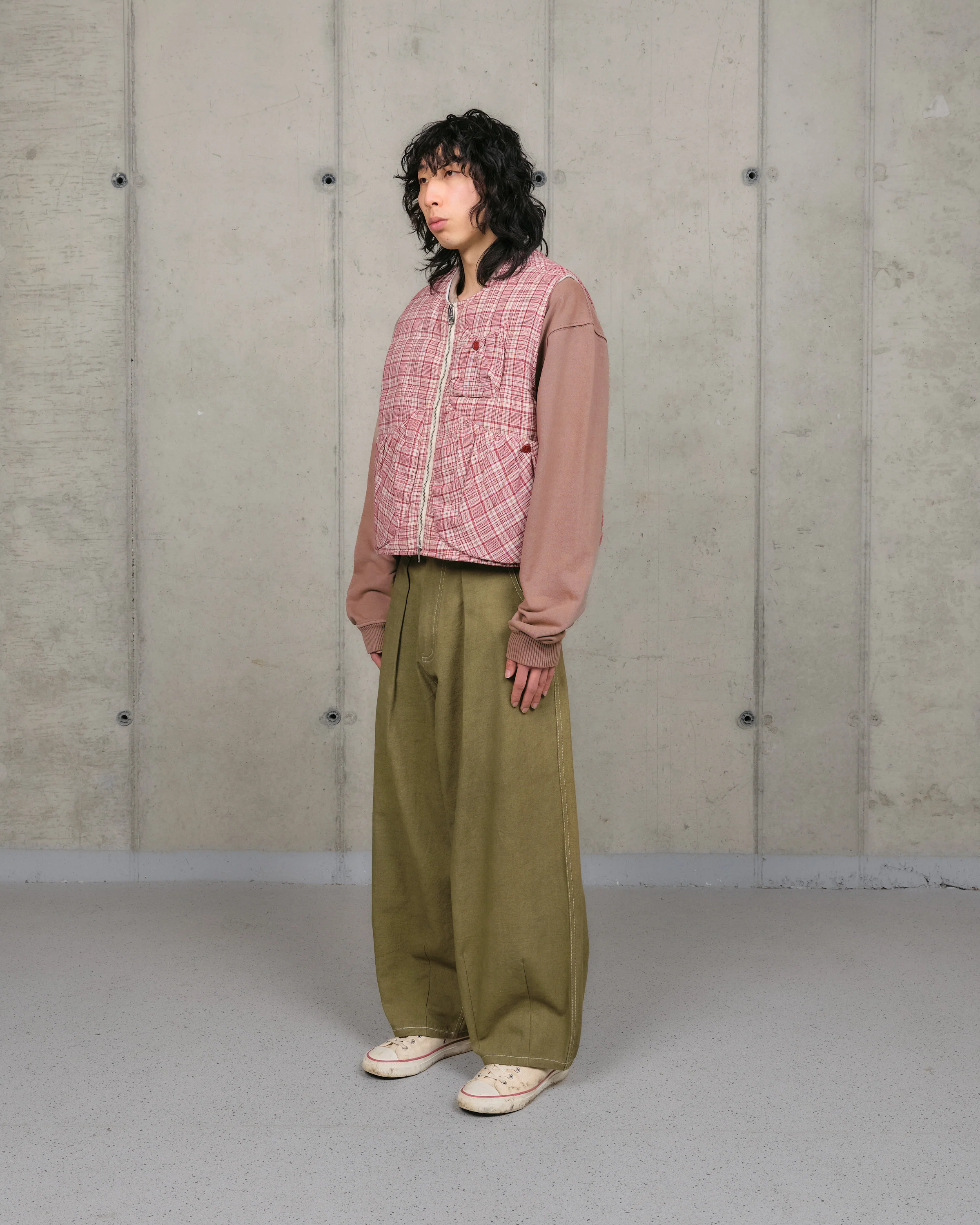 Girolle Vest - Red Check - Image 4