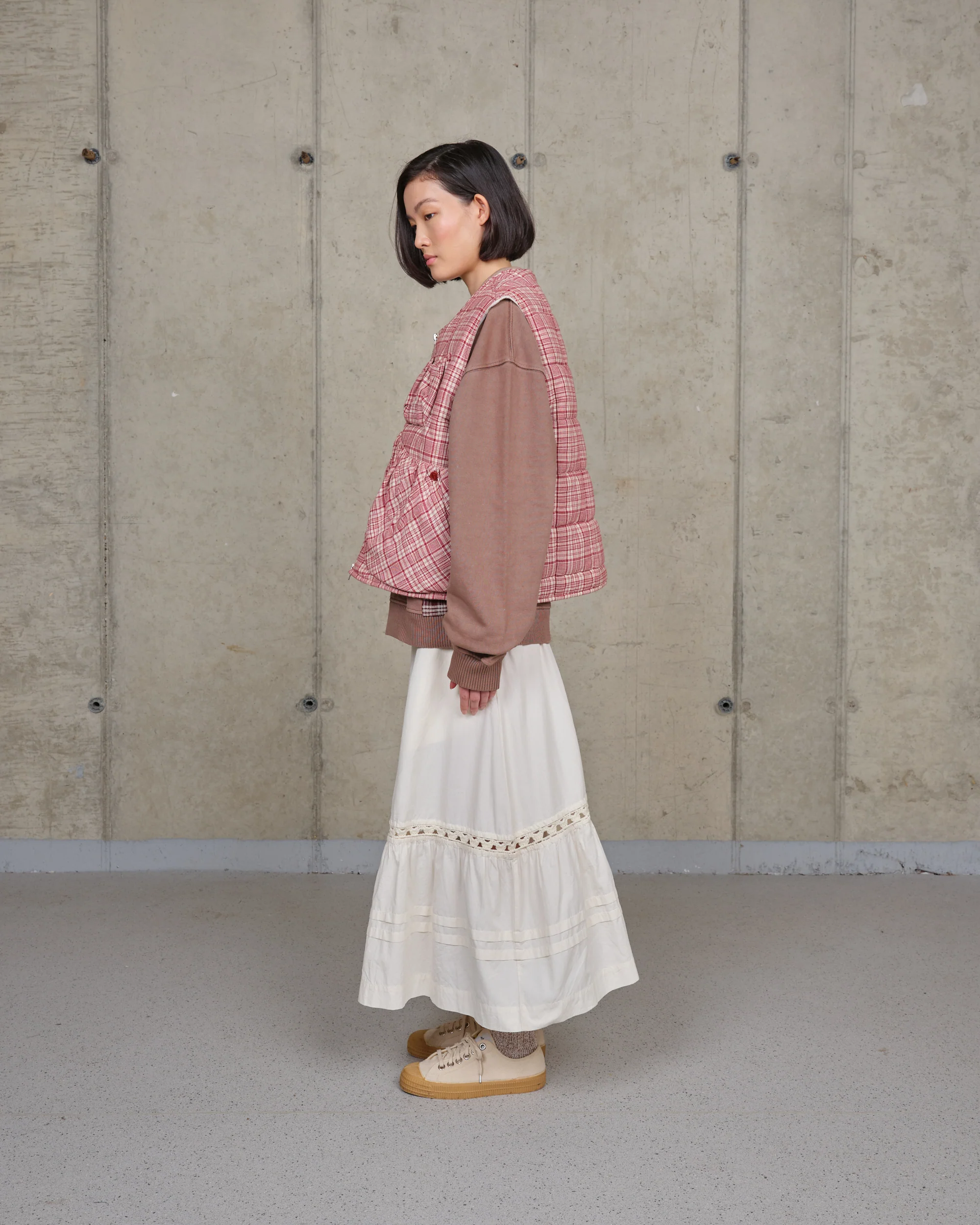 Girolle Vest - Red Check - Image 6