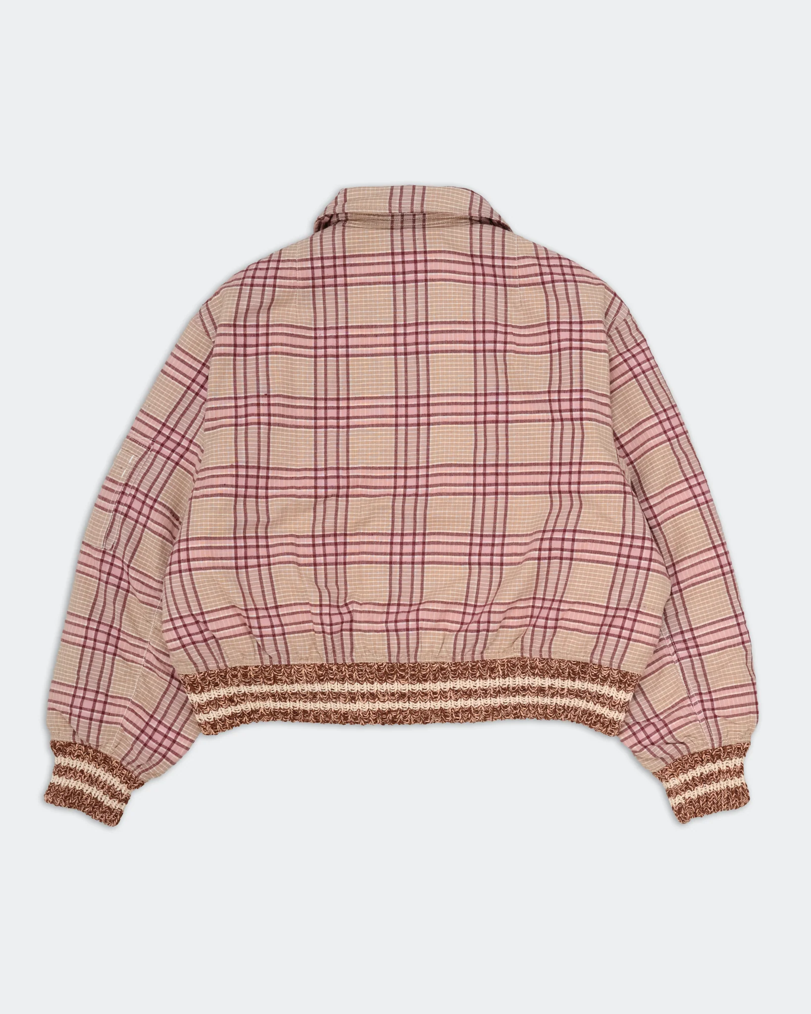 Grain Bomber - Flora Check Handloom - Image 11