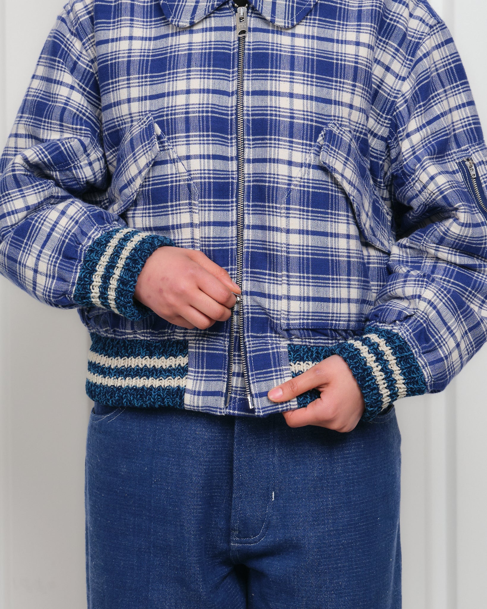 Grain Bomber - Picnic Check Handloom - Image 8