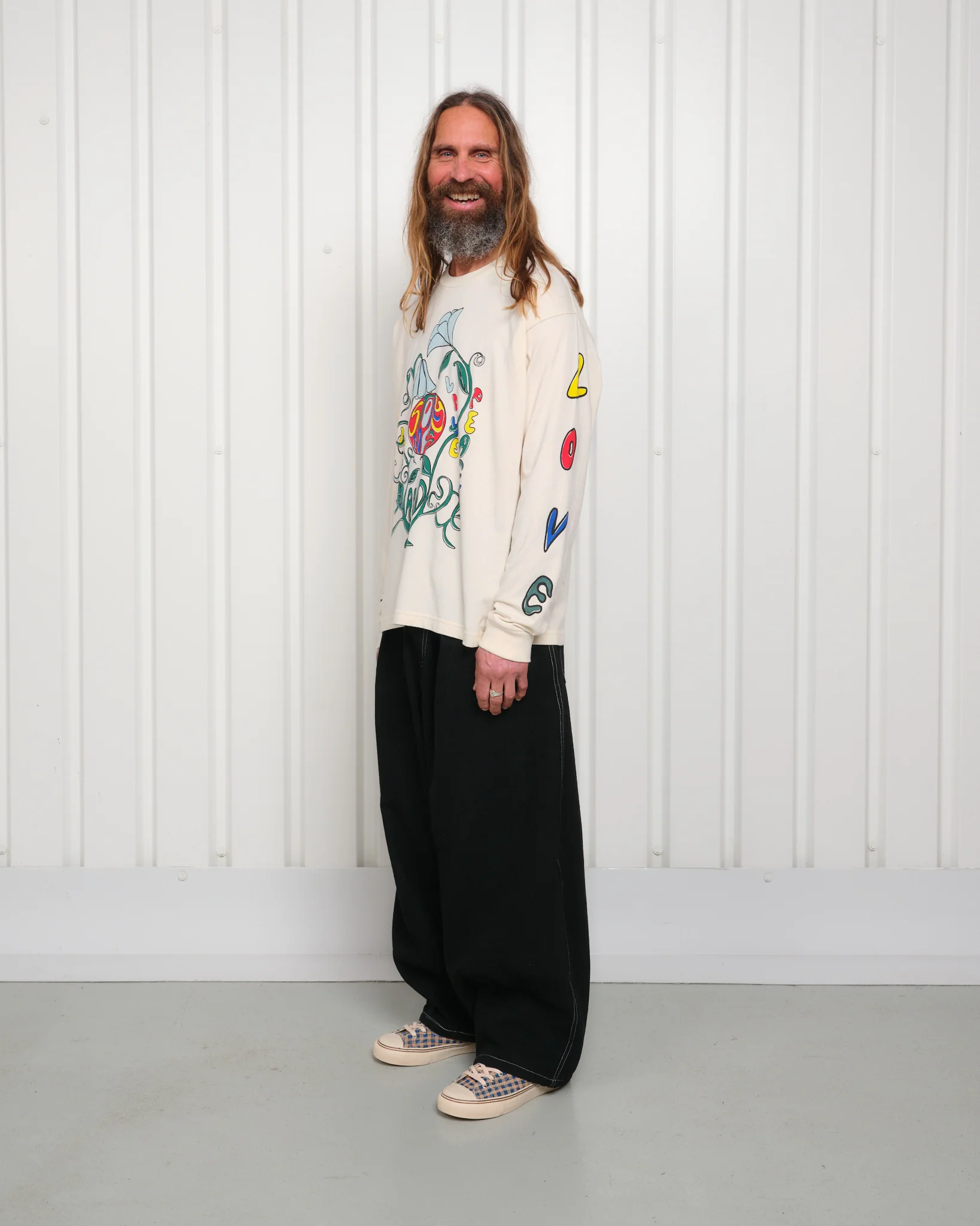Grateful Tee LS - Peace Plant - Image 4