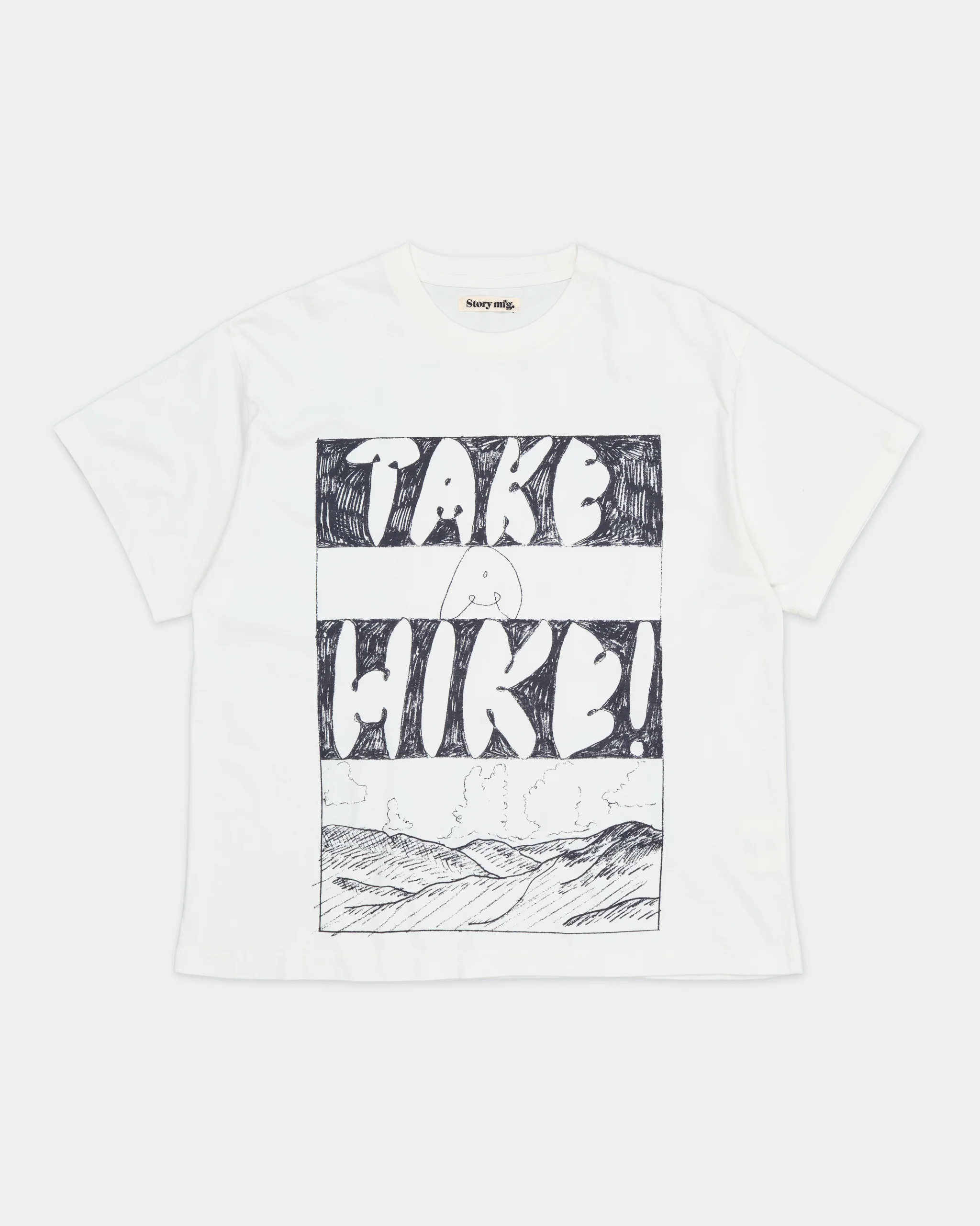 Grateful Tee SS - Ecru Take A Hike