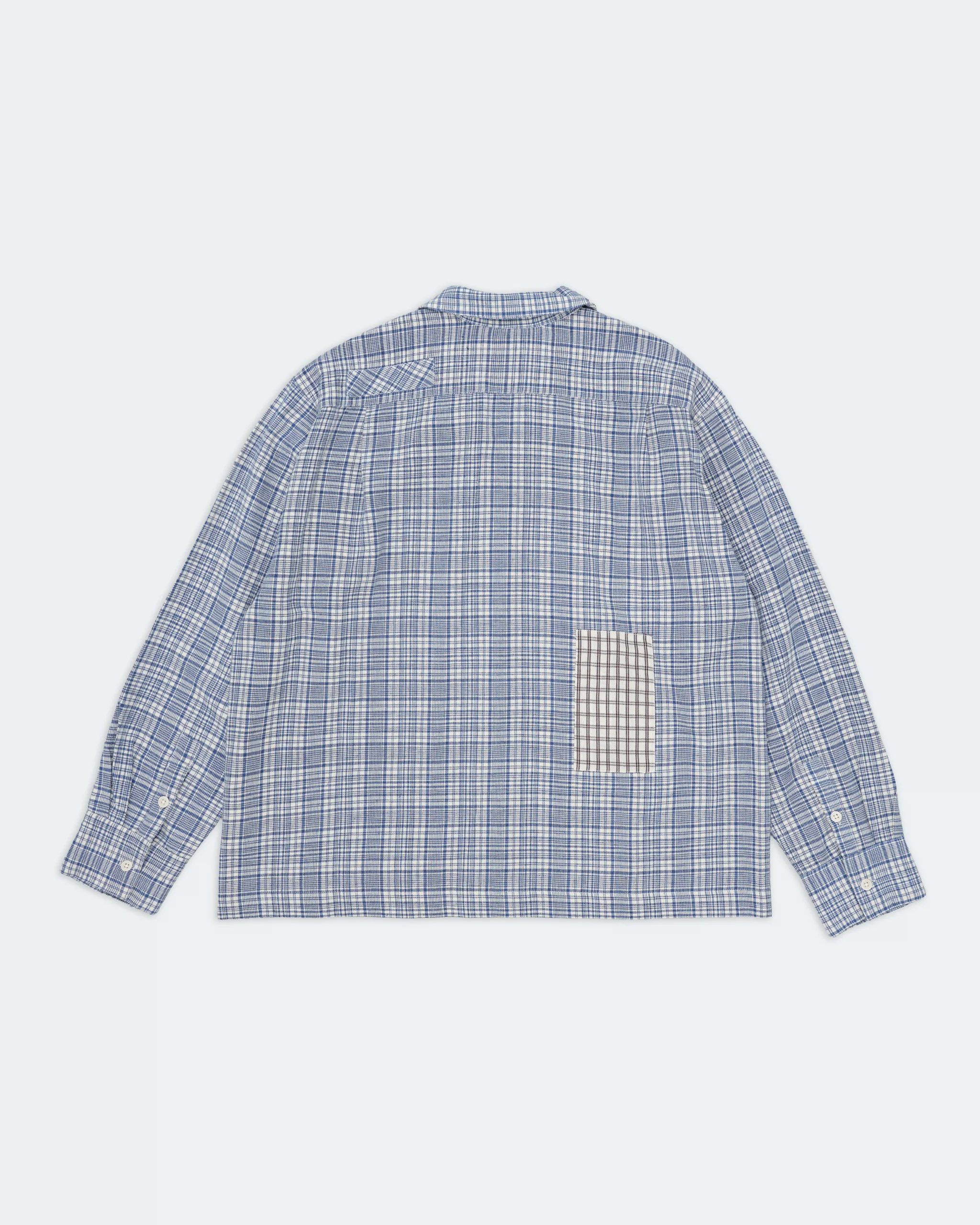 Greetings Shirt LS - Indigo Check Picnic - Image 11