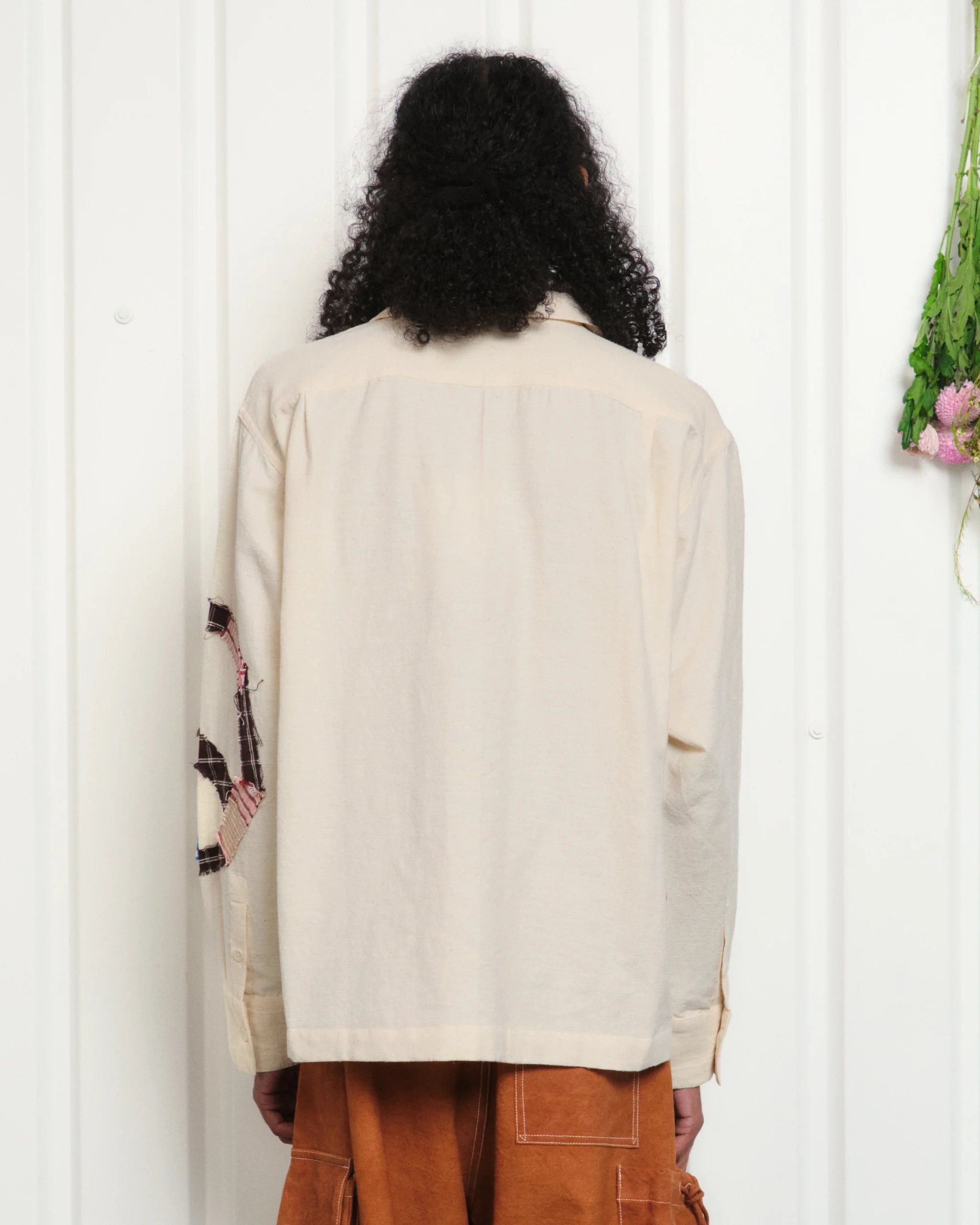Greetings Shirt LS - Peace Patchwork - Image 10