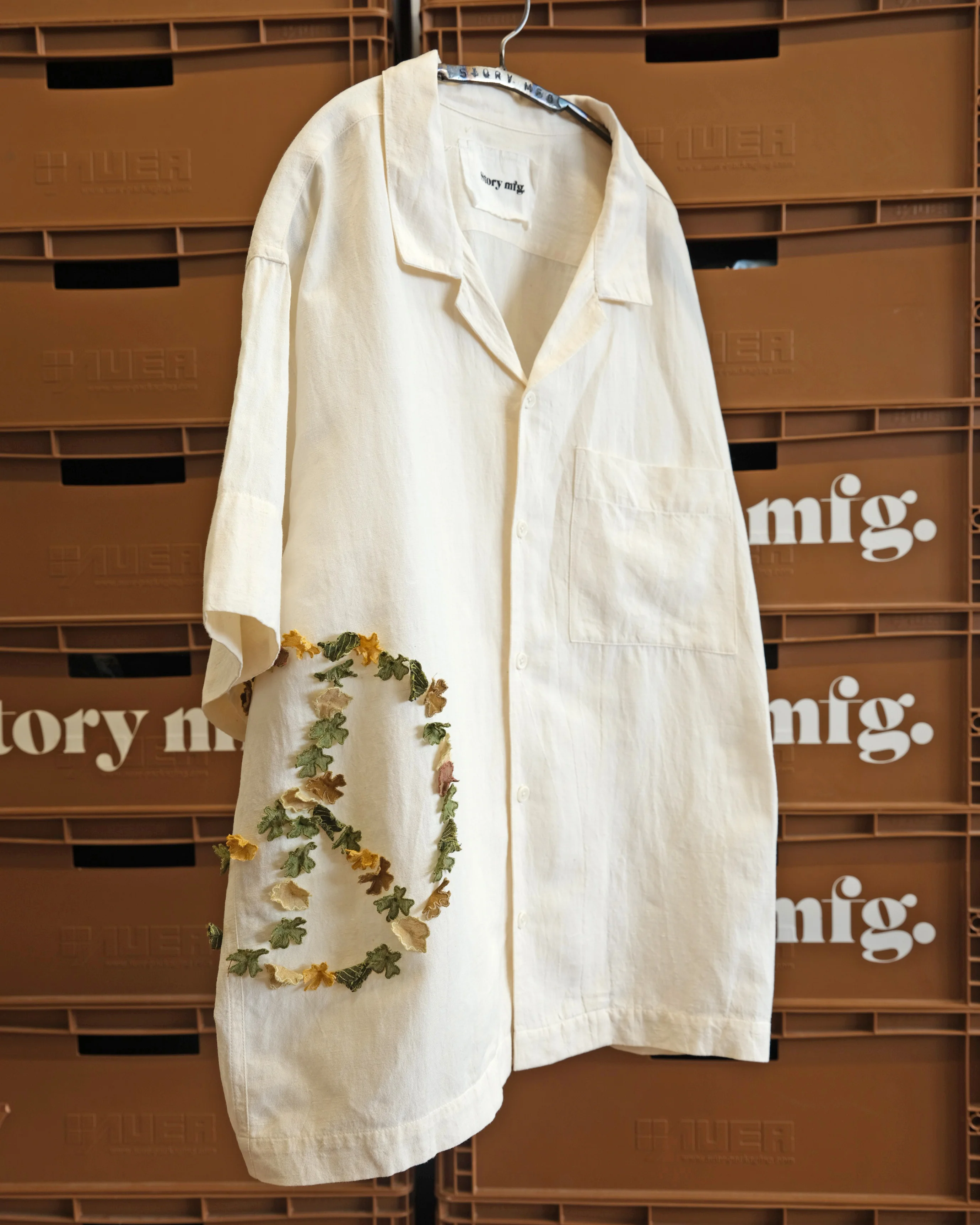 Greetings Shirt SS - Ecru Peace - Image 4