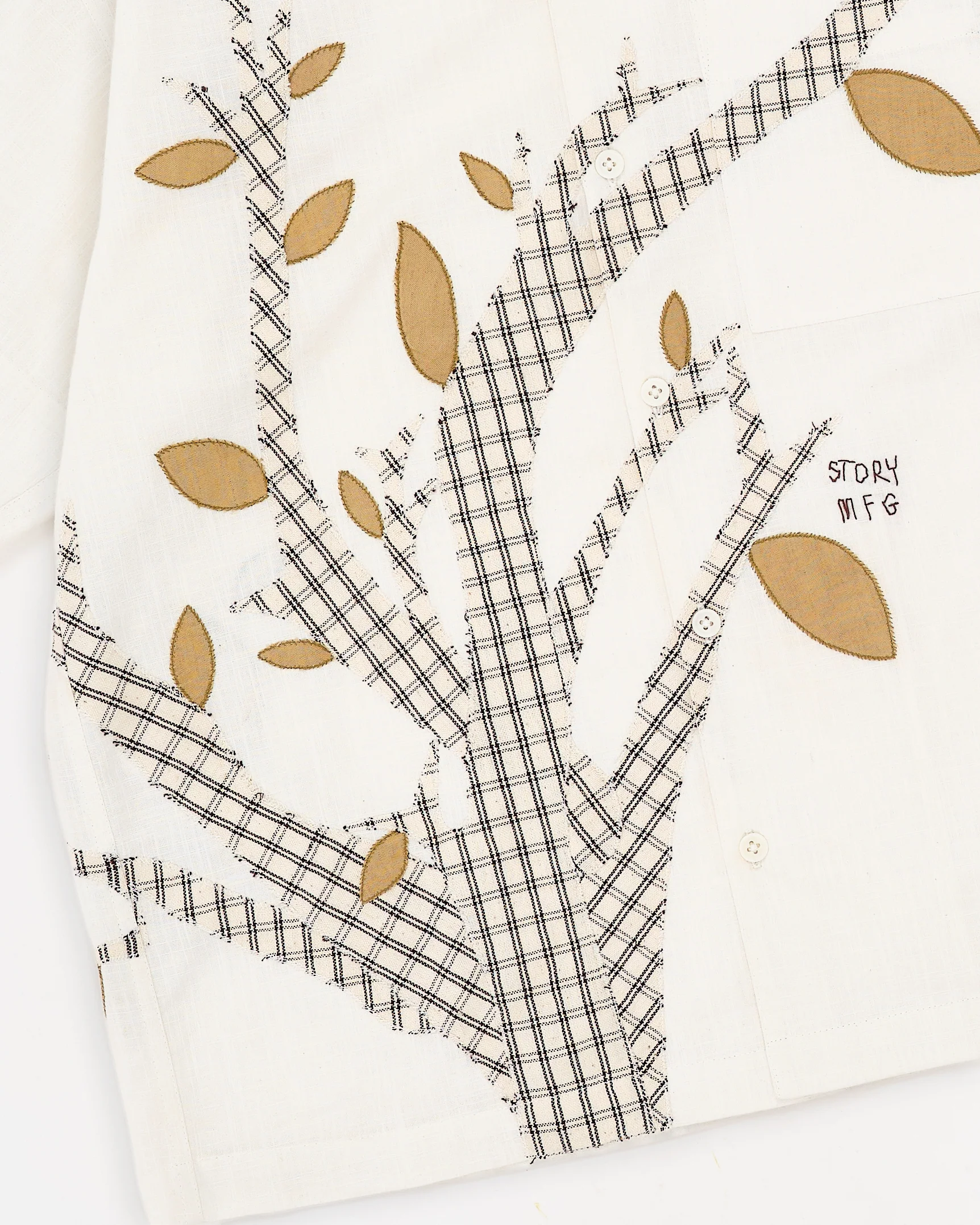 Greetings Shirt SS - Ecru Tree - Image 5