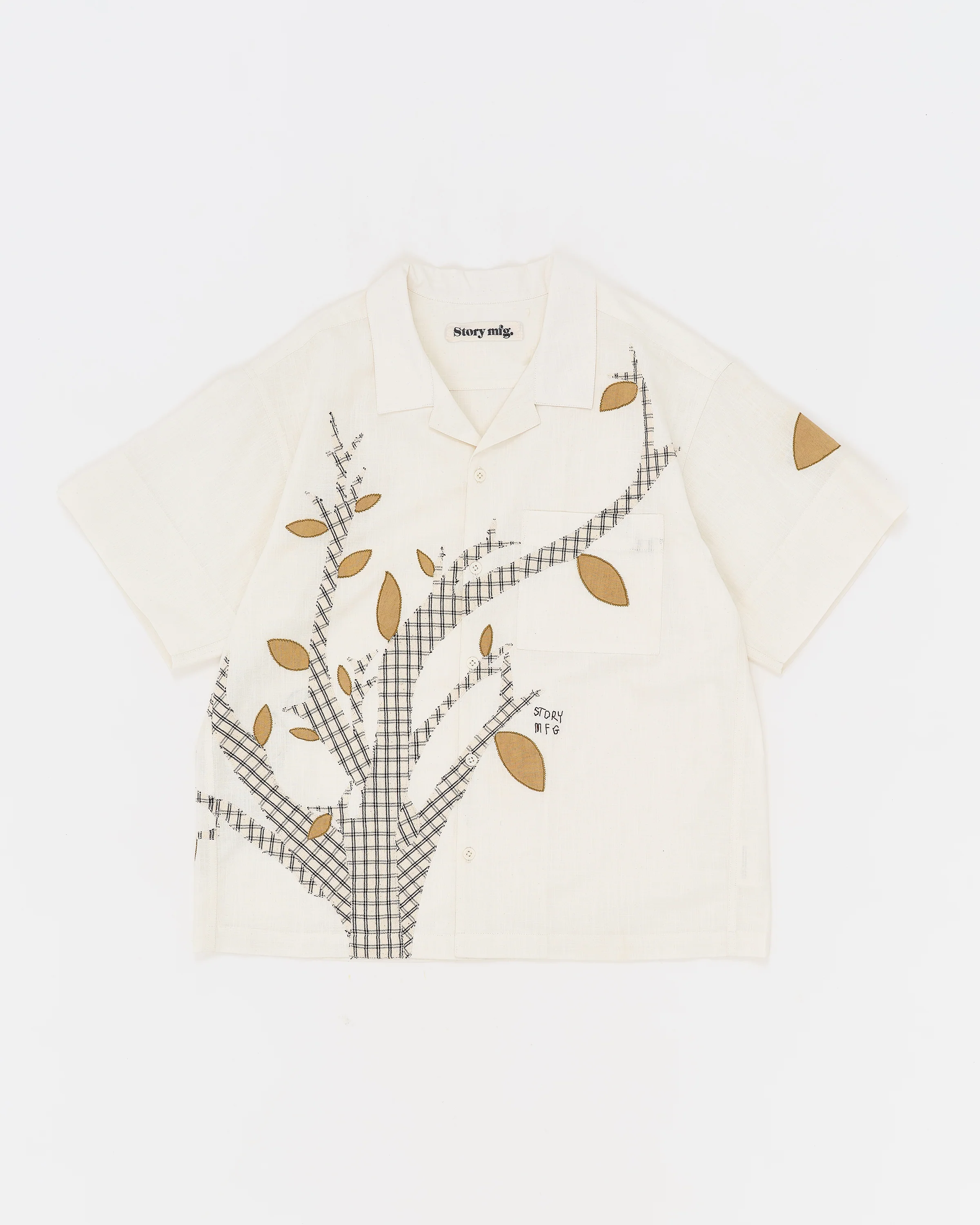 Greetings Shirt SS - Ecru Tree - Image 6