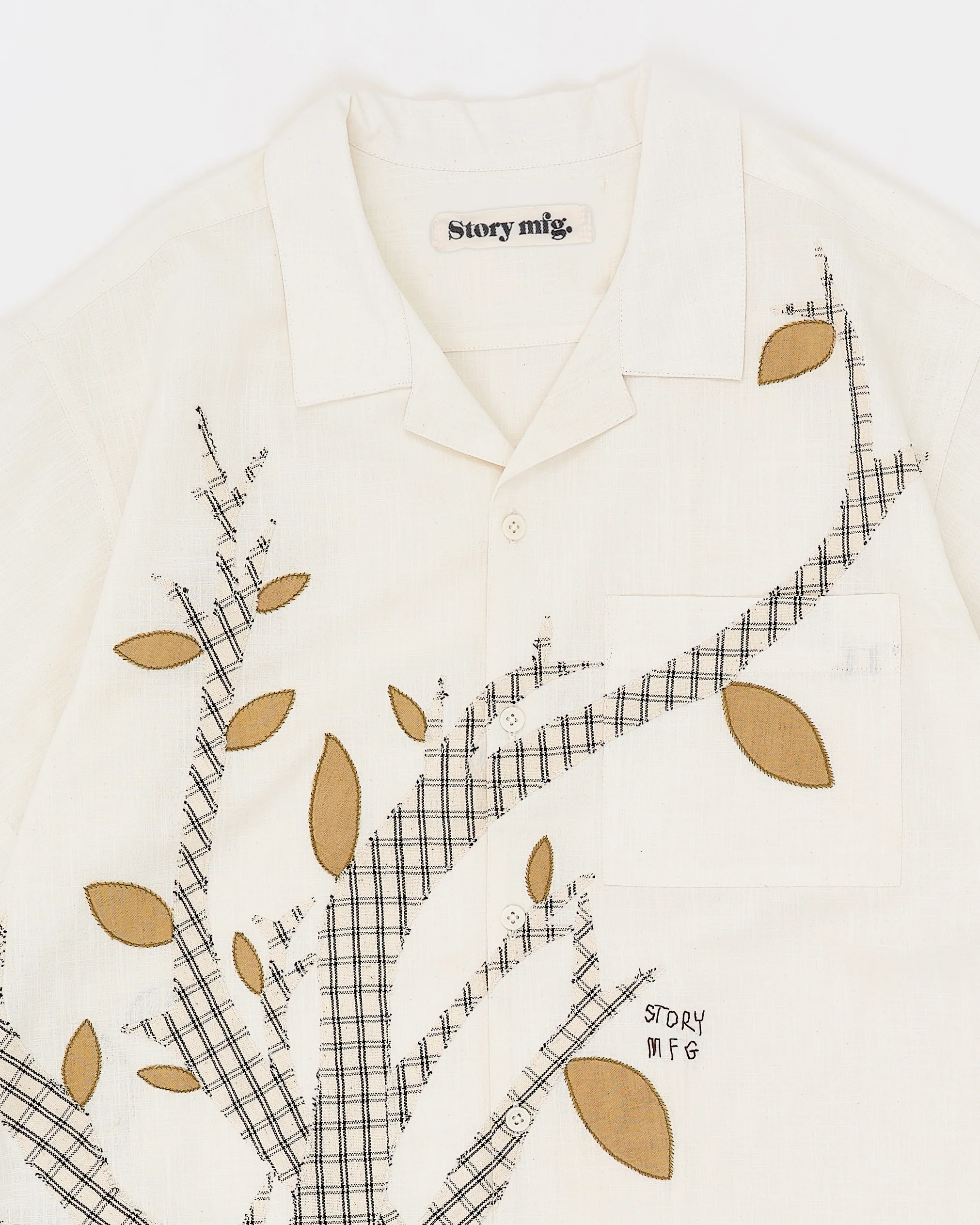 Greetings Shirt SS - Ecru Tree - Image 7