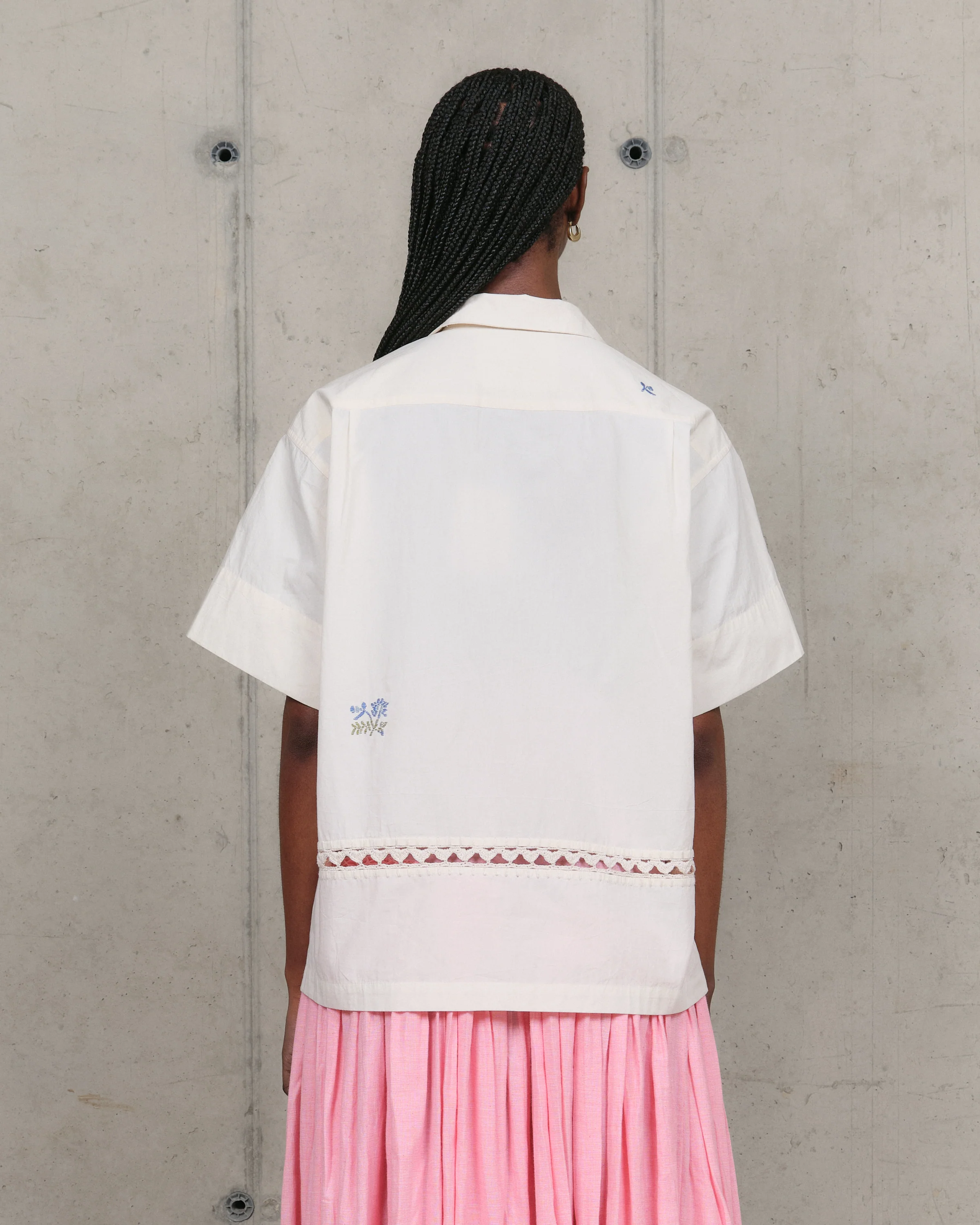 Greetings Shirt SS - Interrupted Embroidery - Image 10
