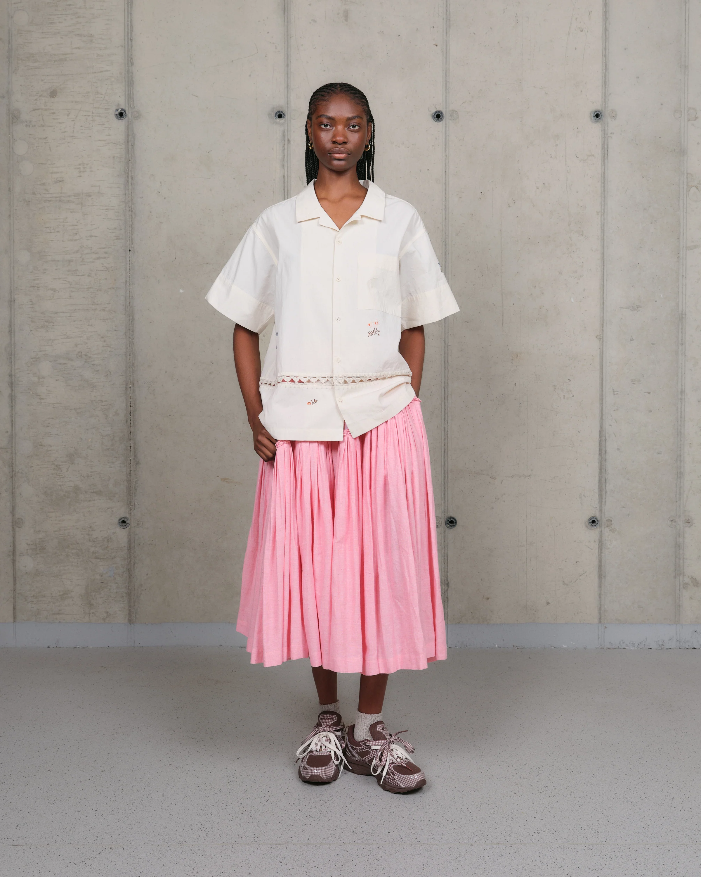 Greetings Shirt SS - Interrupted Embroidery - Image 3