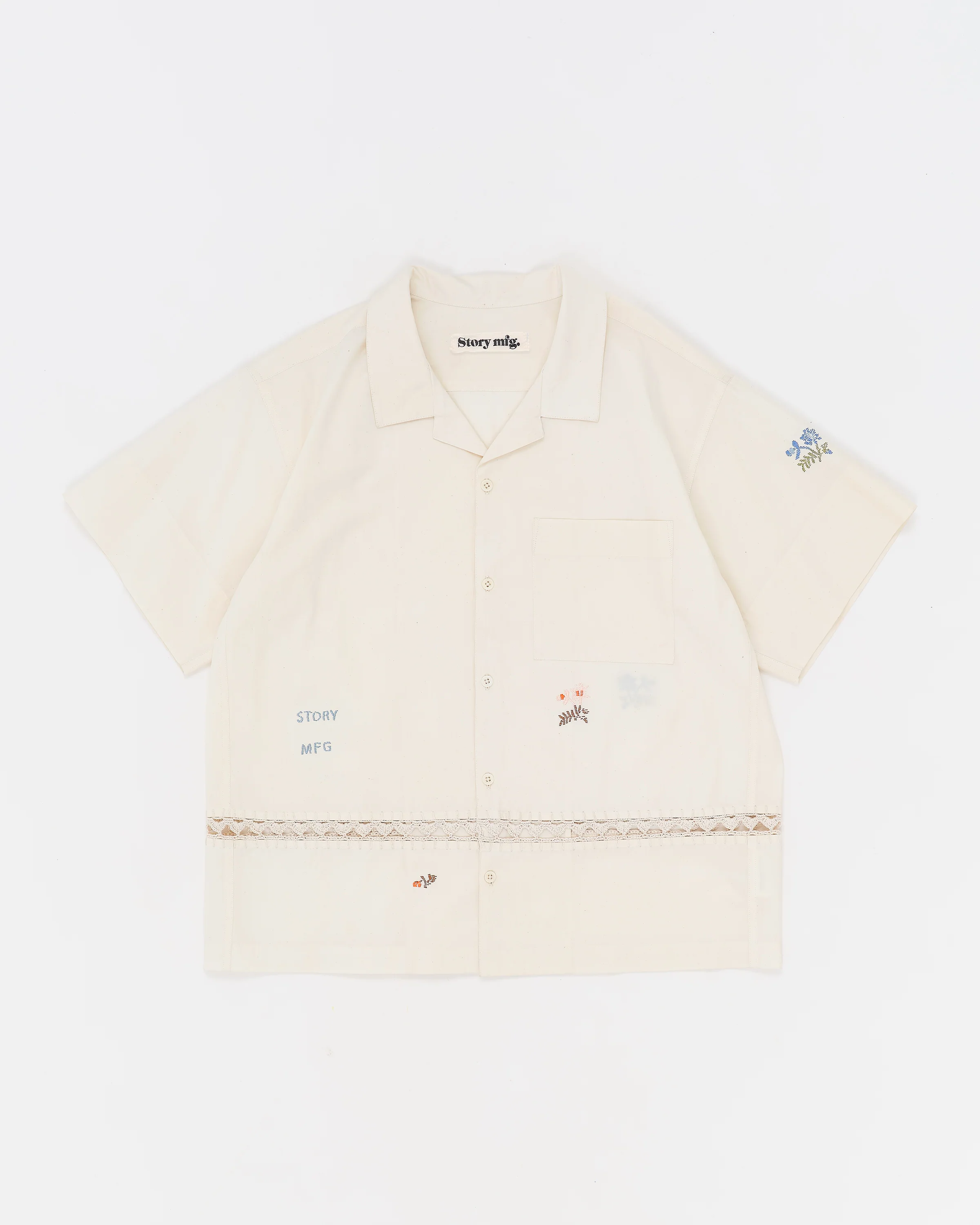Greetings Shirt SS - Interrupted Embroidery - Image 5