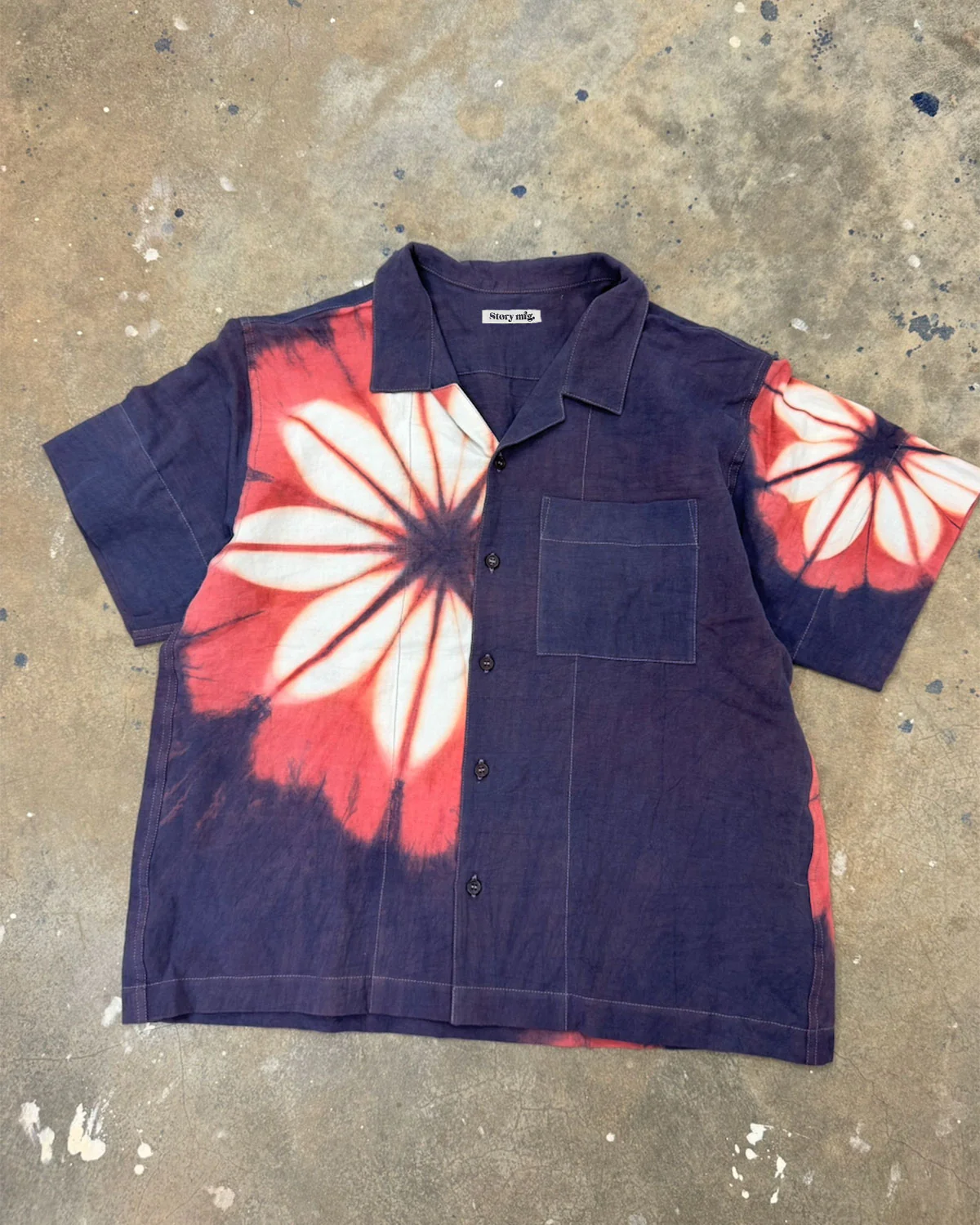 Greetings Shirt SS - Pink Flower Clamp - Image 5