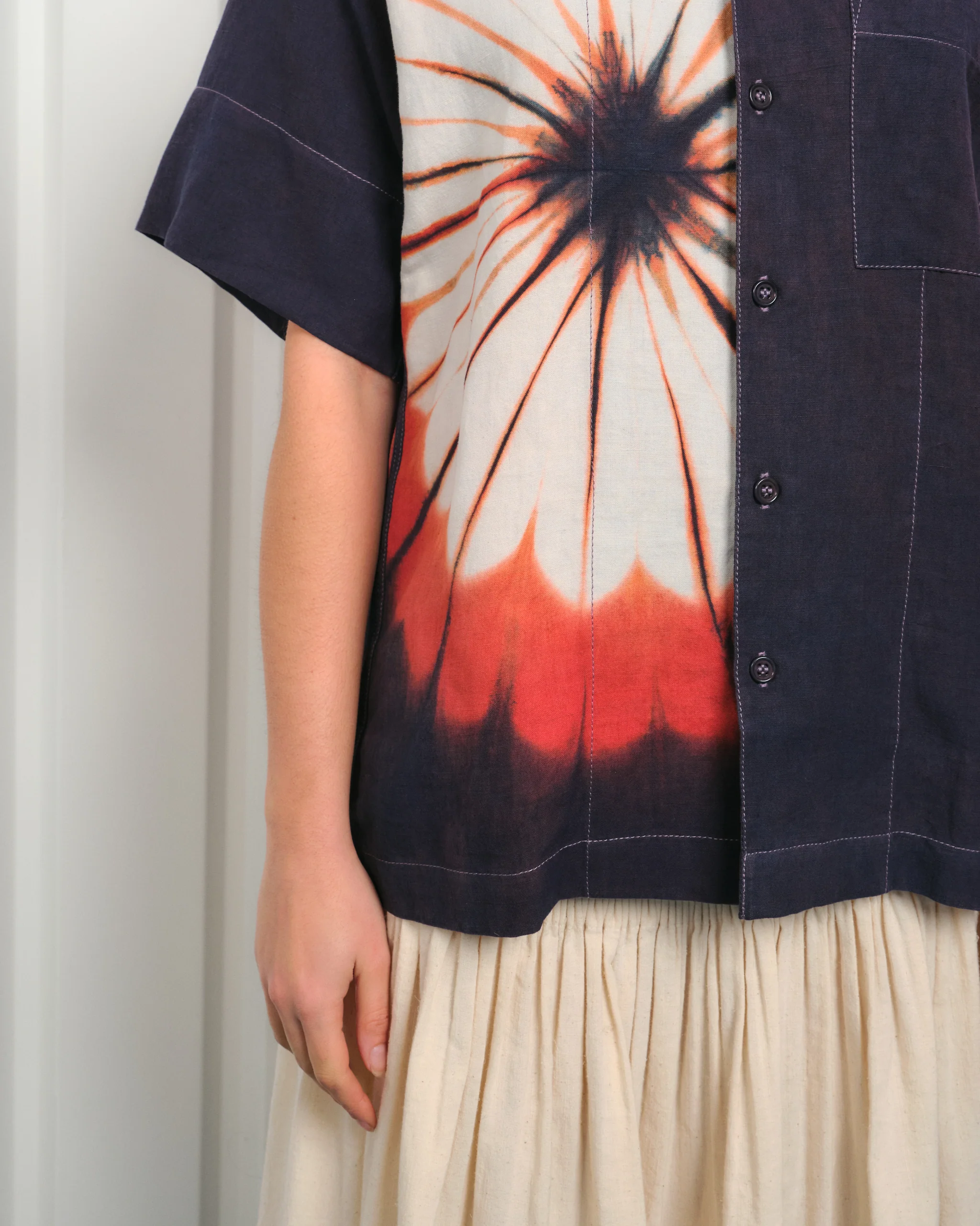 Greetings Shirt SS - Pink Flower Clamp - Image 8