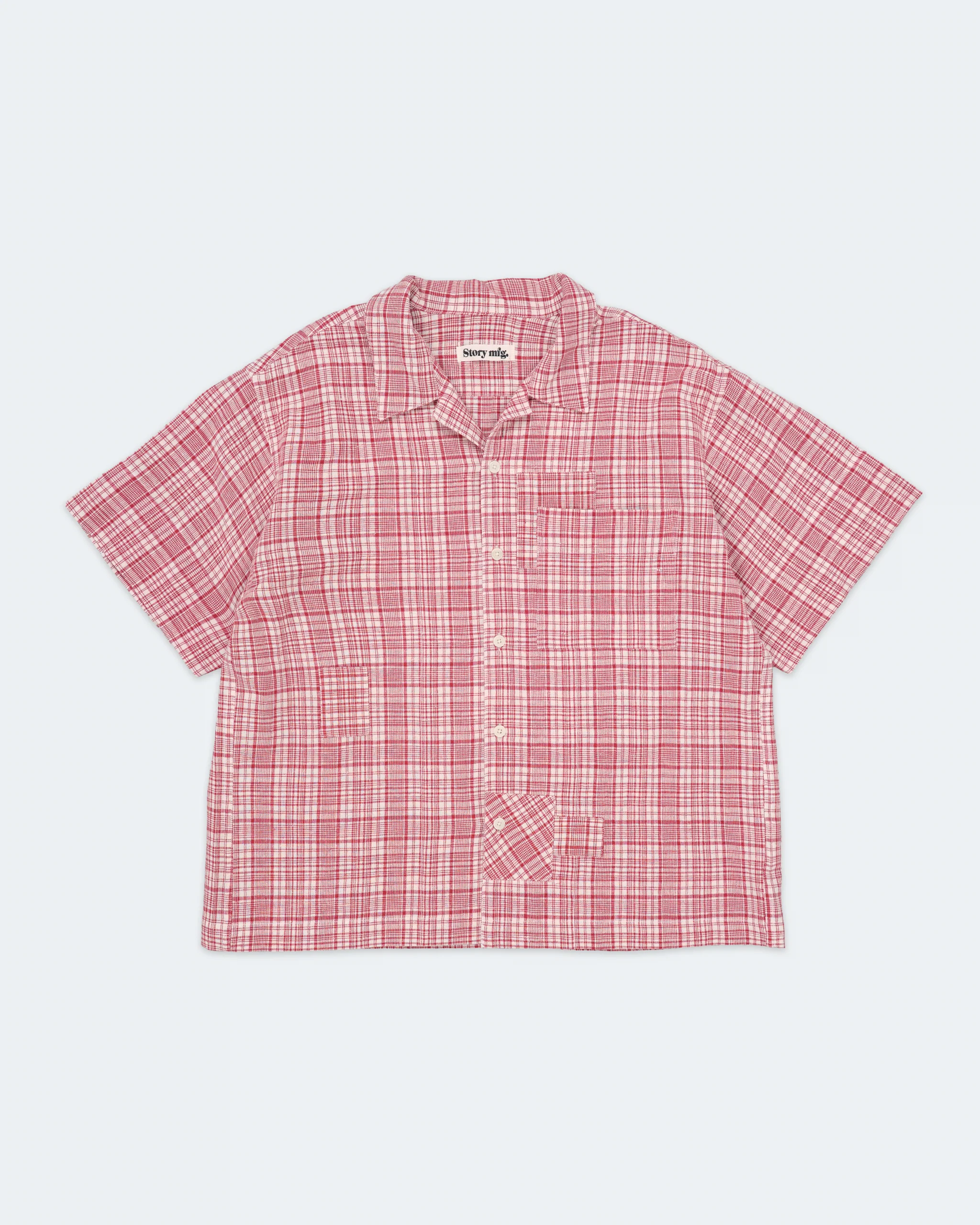 Greetings Shirt SS - Red Check Picnic - Image 3