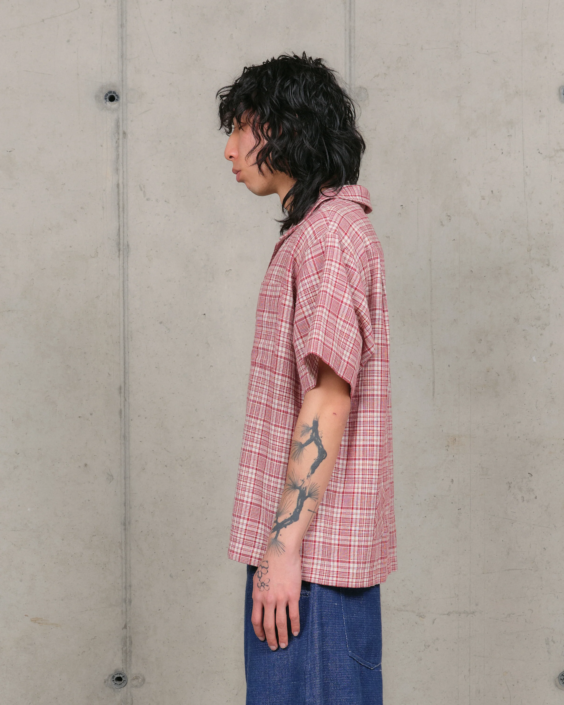 Greetings Shirt SS - Red Check Picnic - Image 4