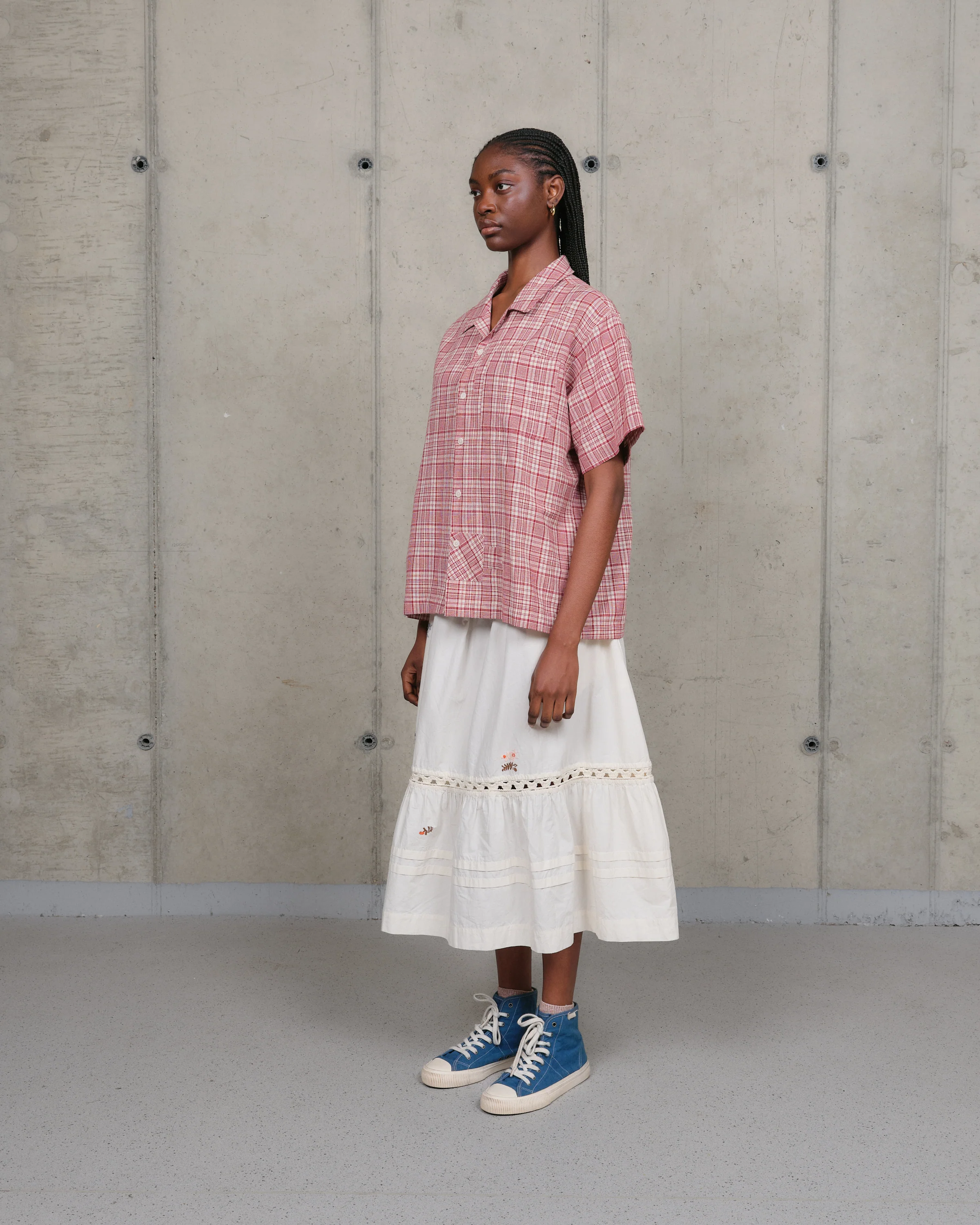Greetings Shirt SS - Red Check Picnic - Image 6