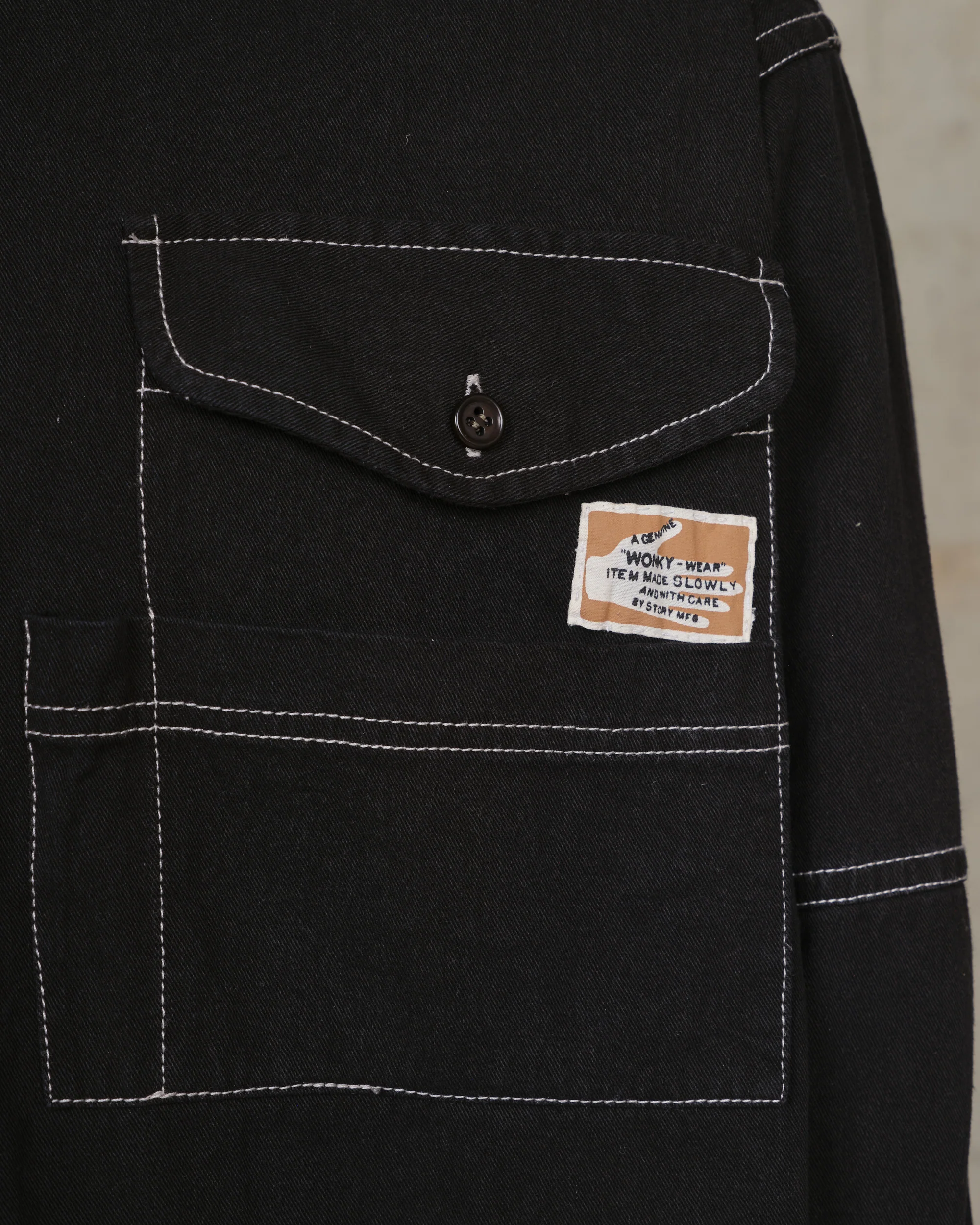 Harvest Shirt - Black Wonky-Wear - Image 2