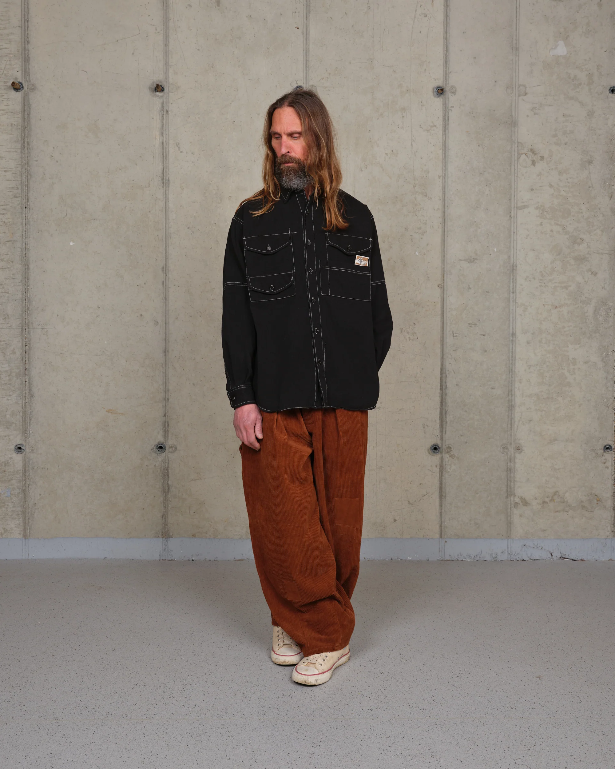 Harvest Shirt - Black Wonky-Wear - Image 4
