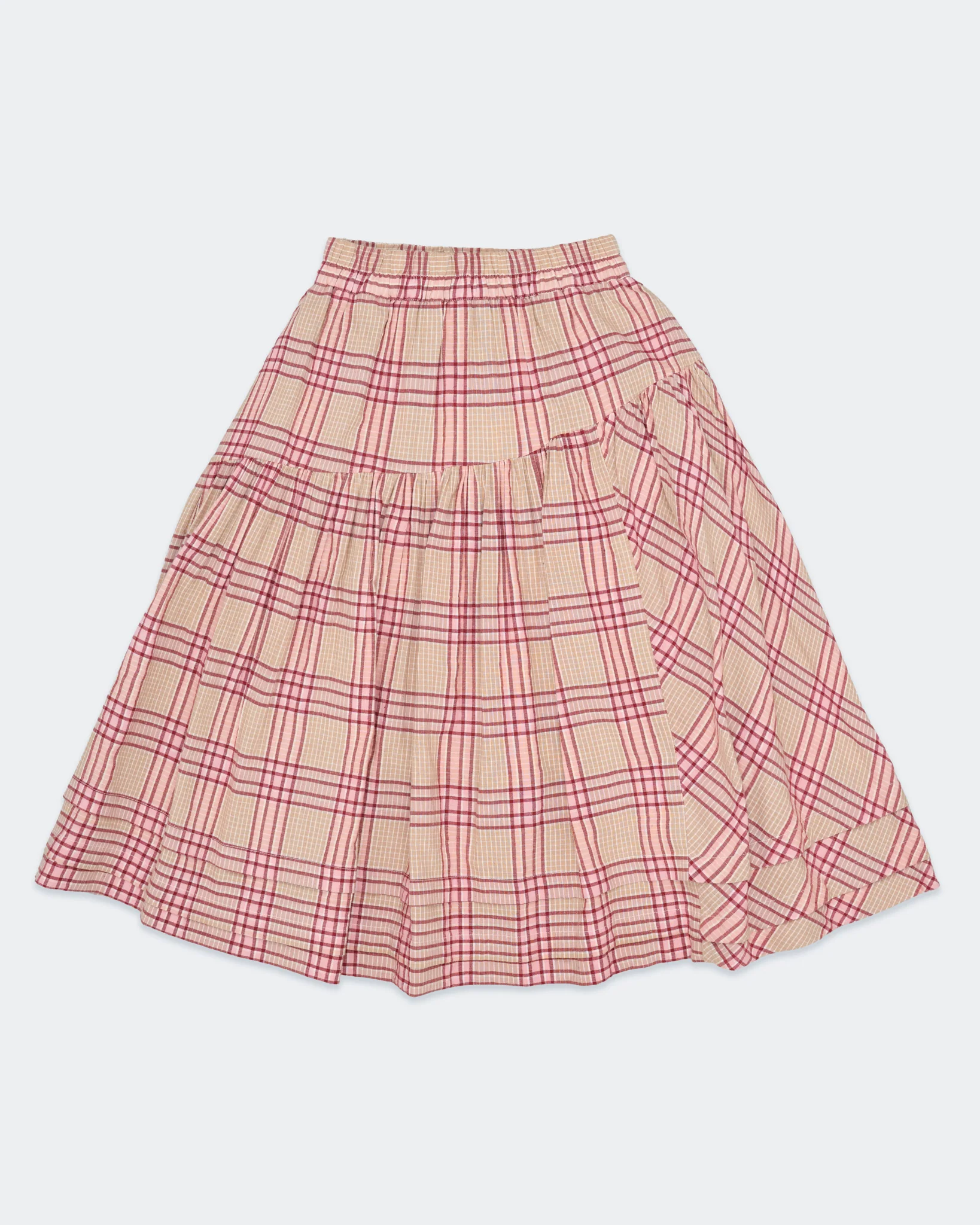 Juniper Skirt - Flora Check Handloom - Image 3