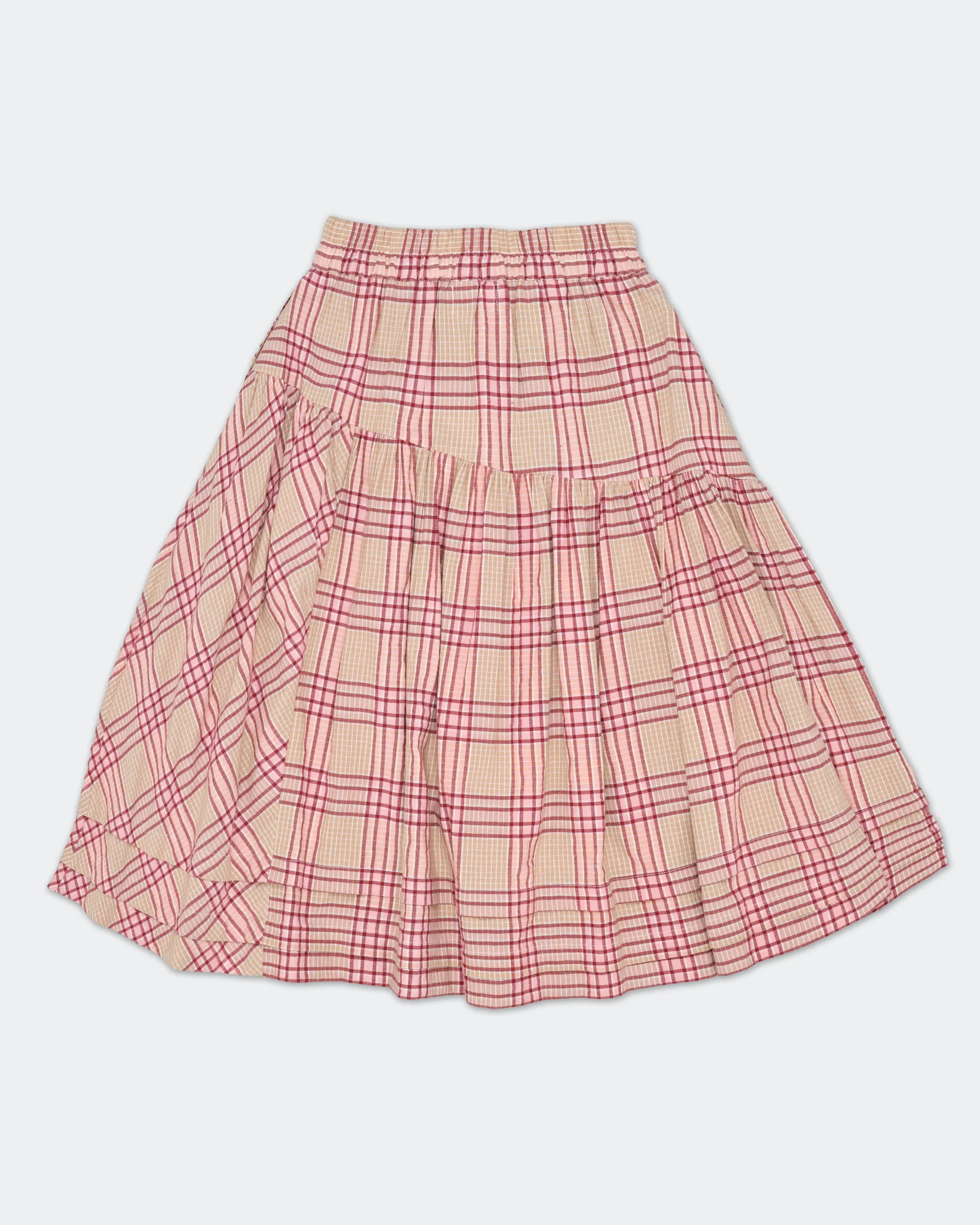 Juniper Skirt - Flora Check Handloom - Image 9