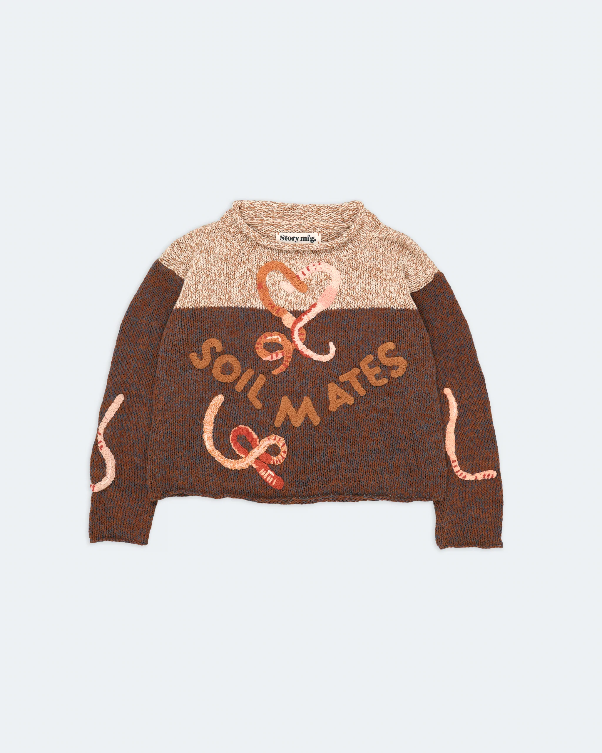 Kids Twinsun Knit Rollneck - Soil Mates - Image 4