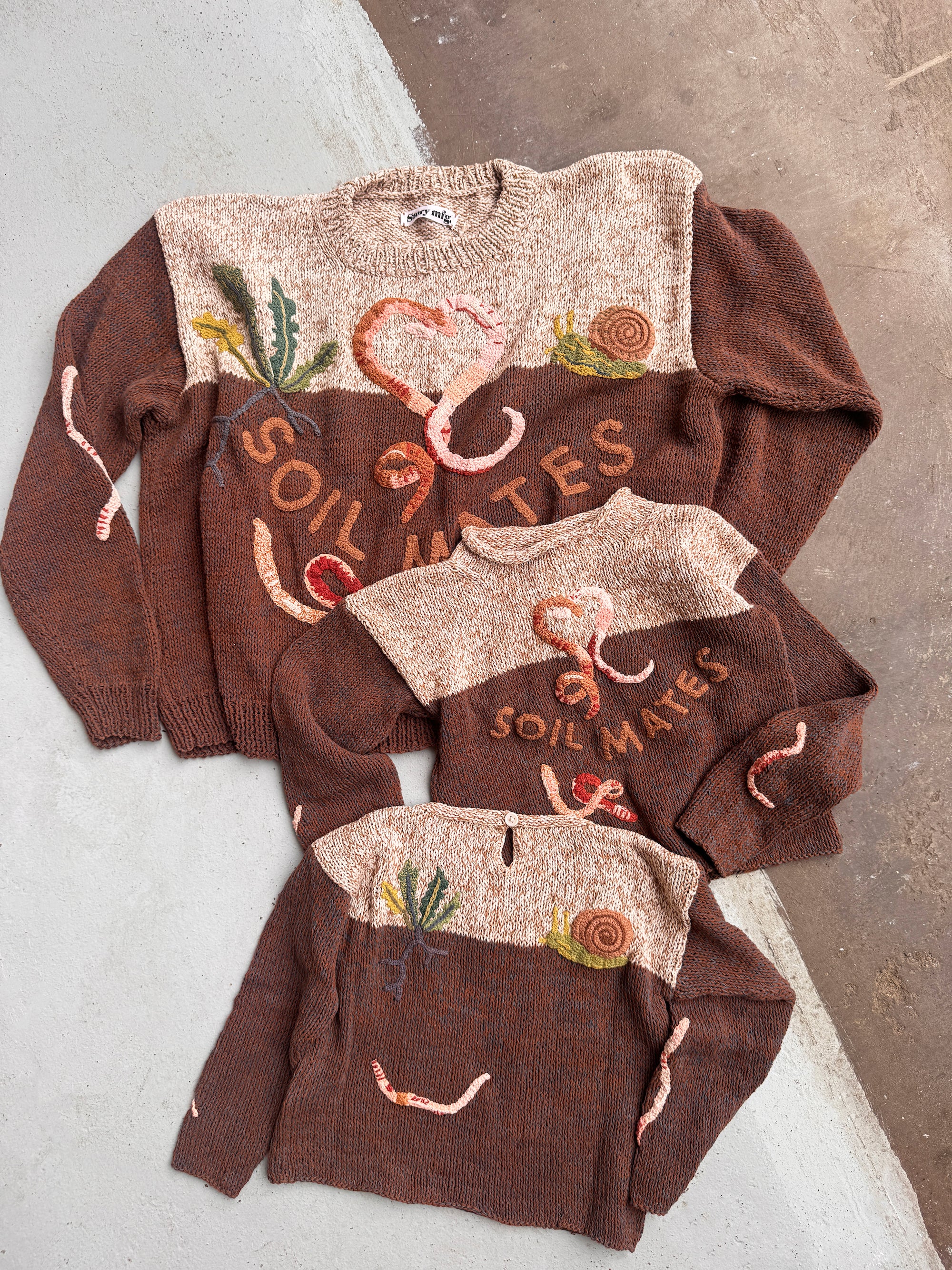 Kids Twinsun Knit Rollneck - Soil Mates - Image 5