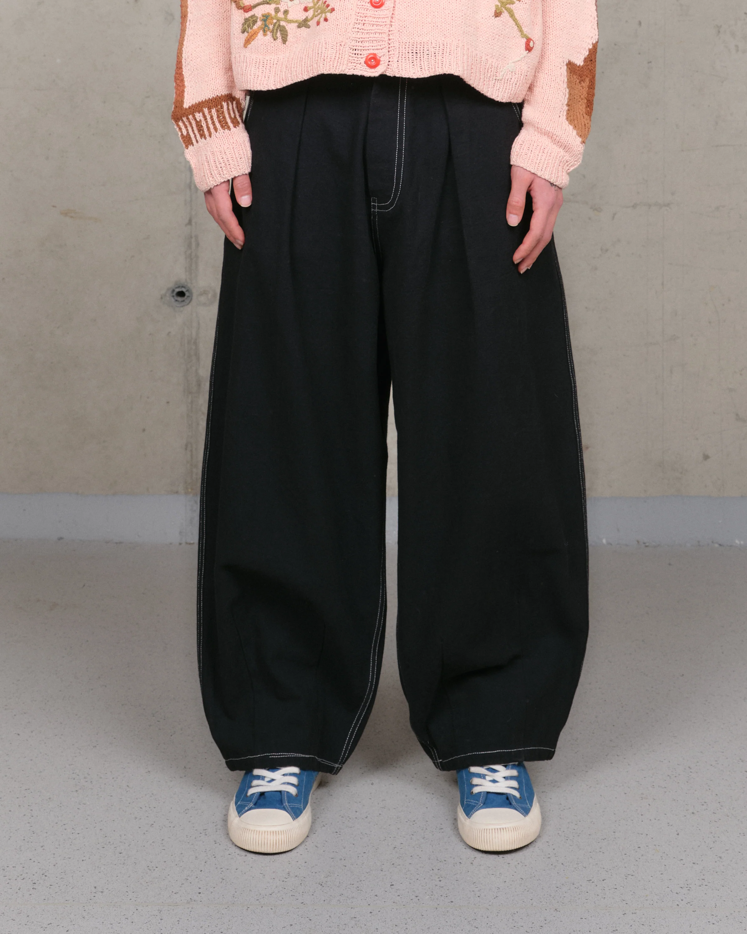 Lush Pants - Black Wonky-Wear - Image 4