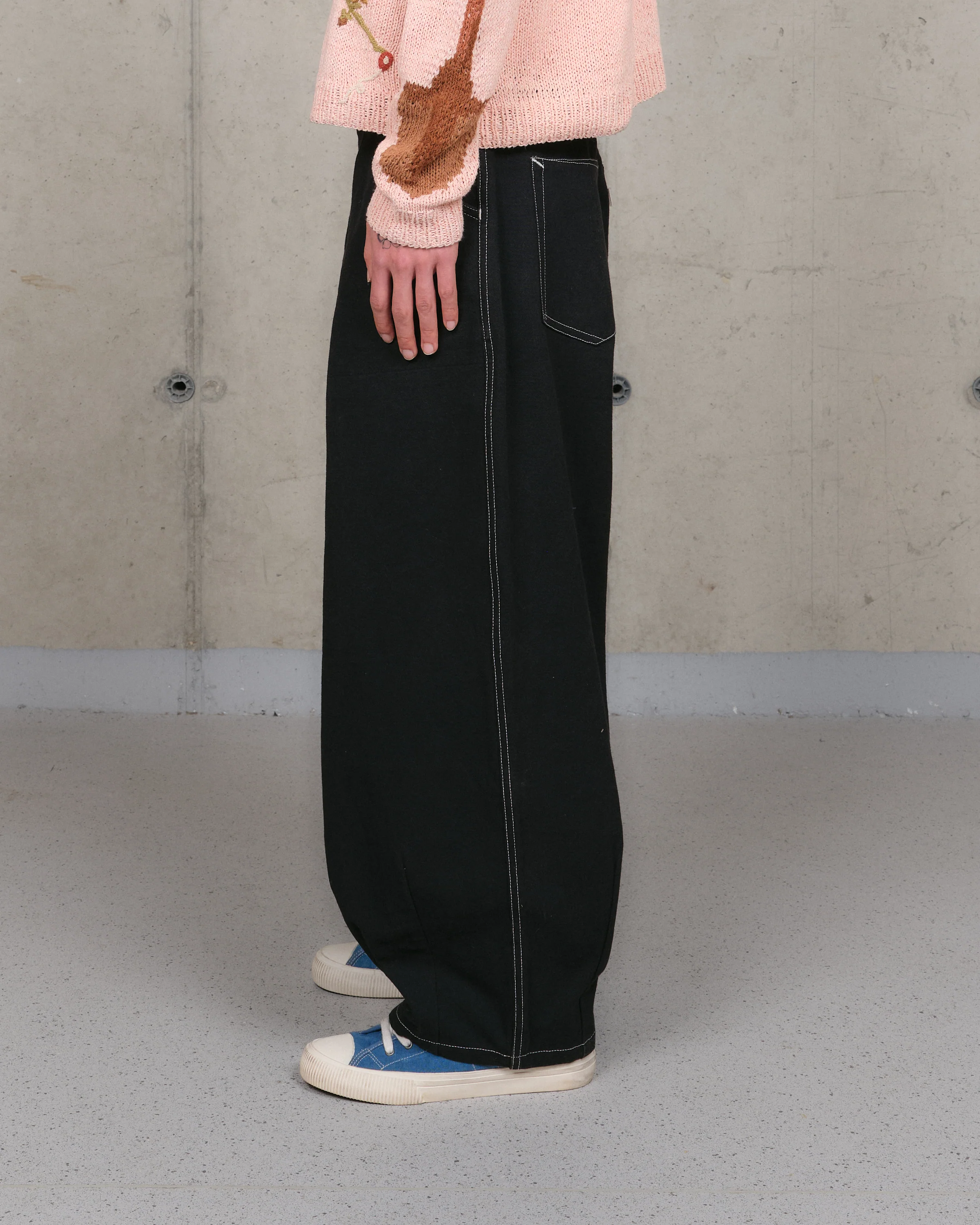 Lush Pants - Black Wonky-Wear - Image 6