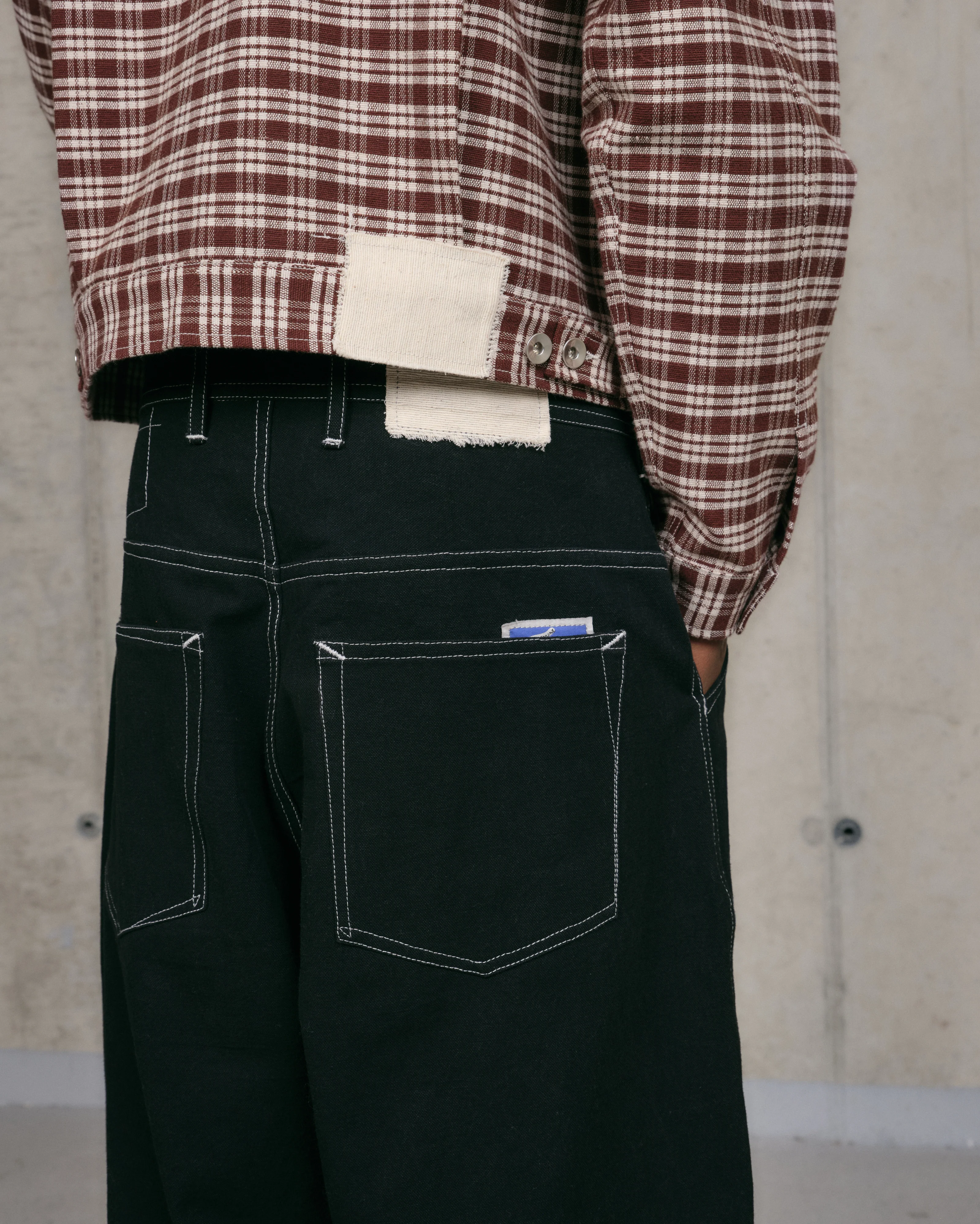 Lush Pants - Black Wonky-Wear - Image 7