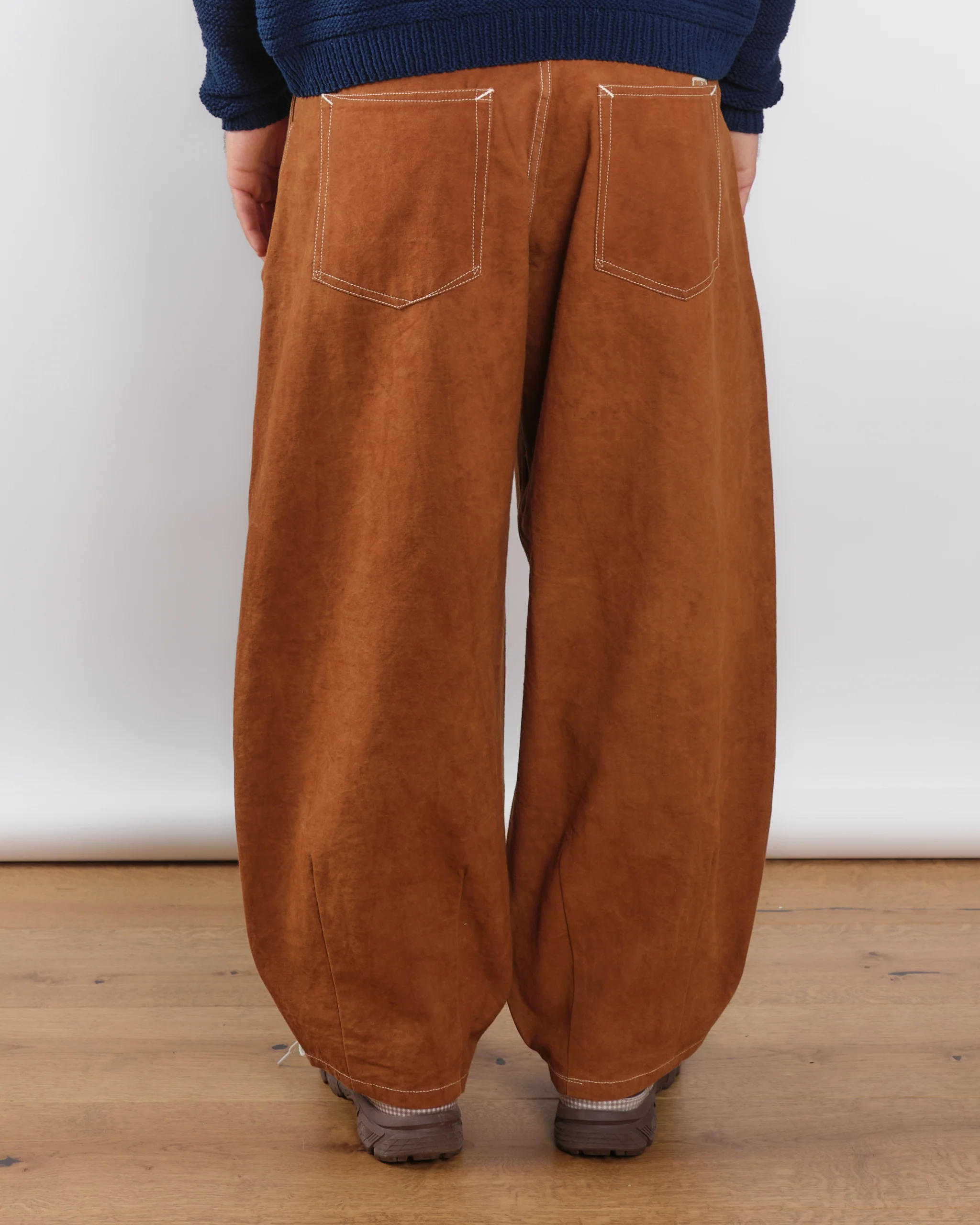 Lush Pants - Brown Wonky-Wear - Image 6