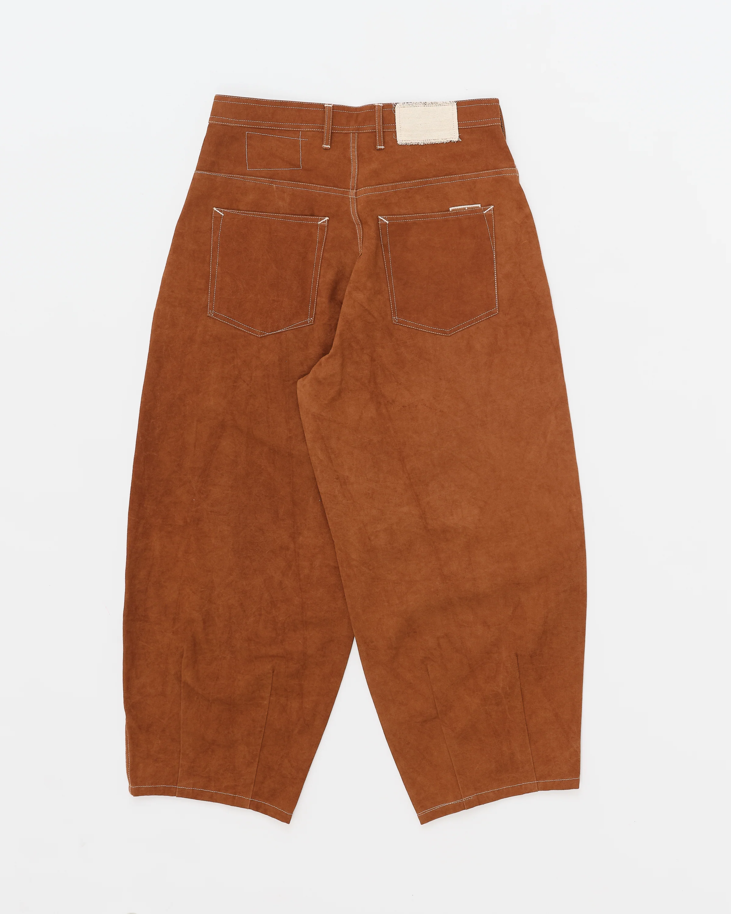 Lush Pants - Brown Wonky-Wear - Image 7