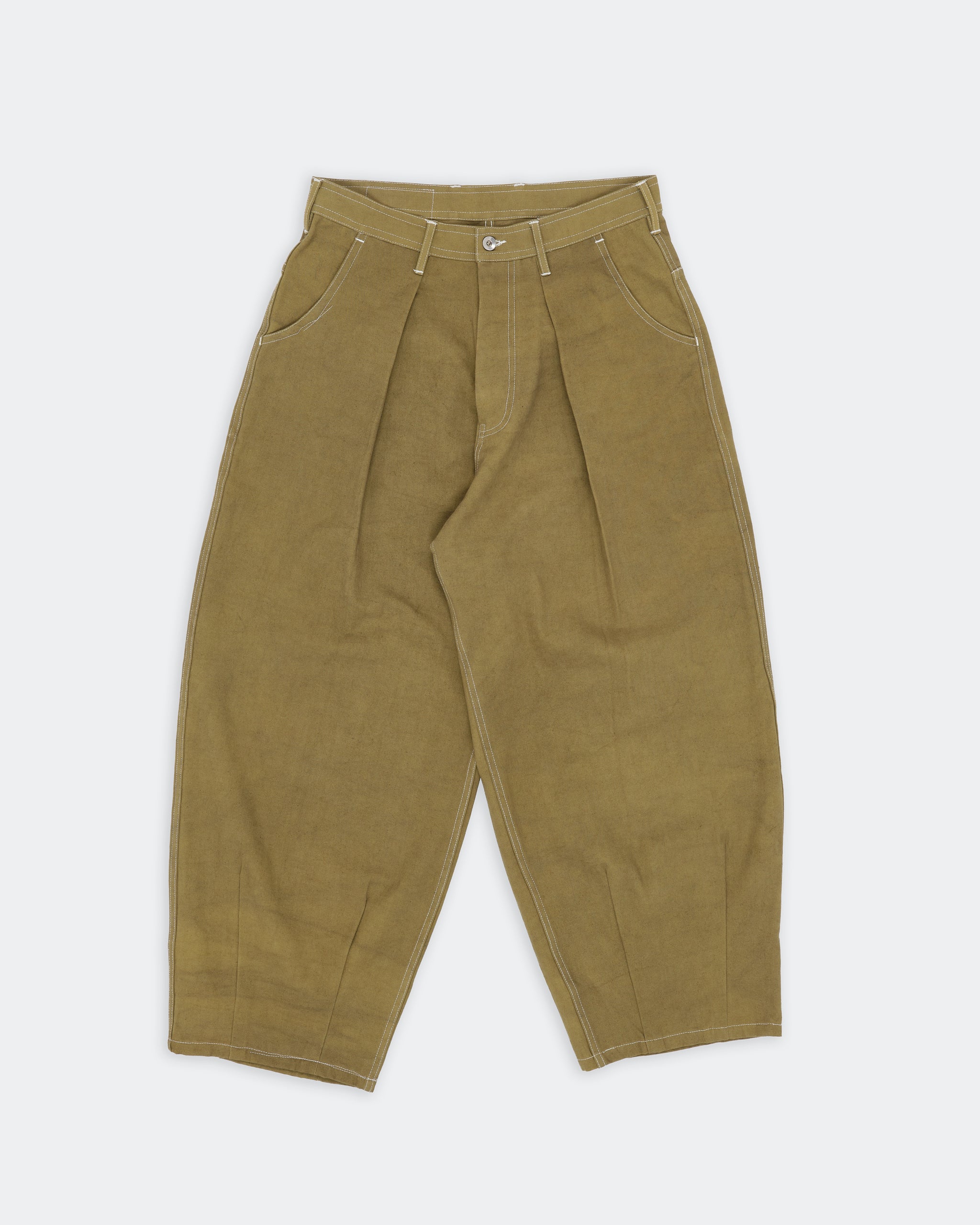 Lush Pants - Olive Wonky-Wear - Image 3