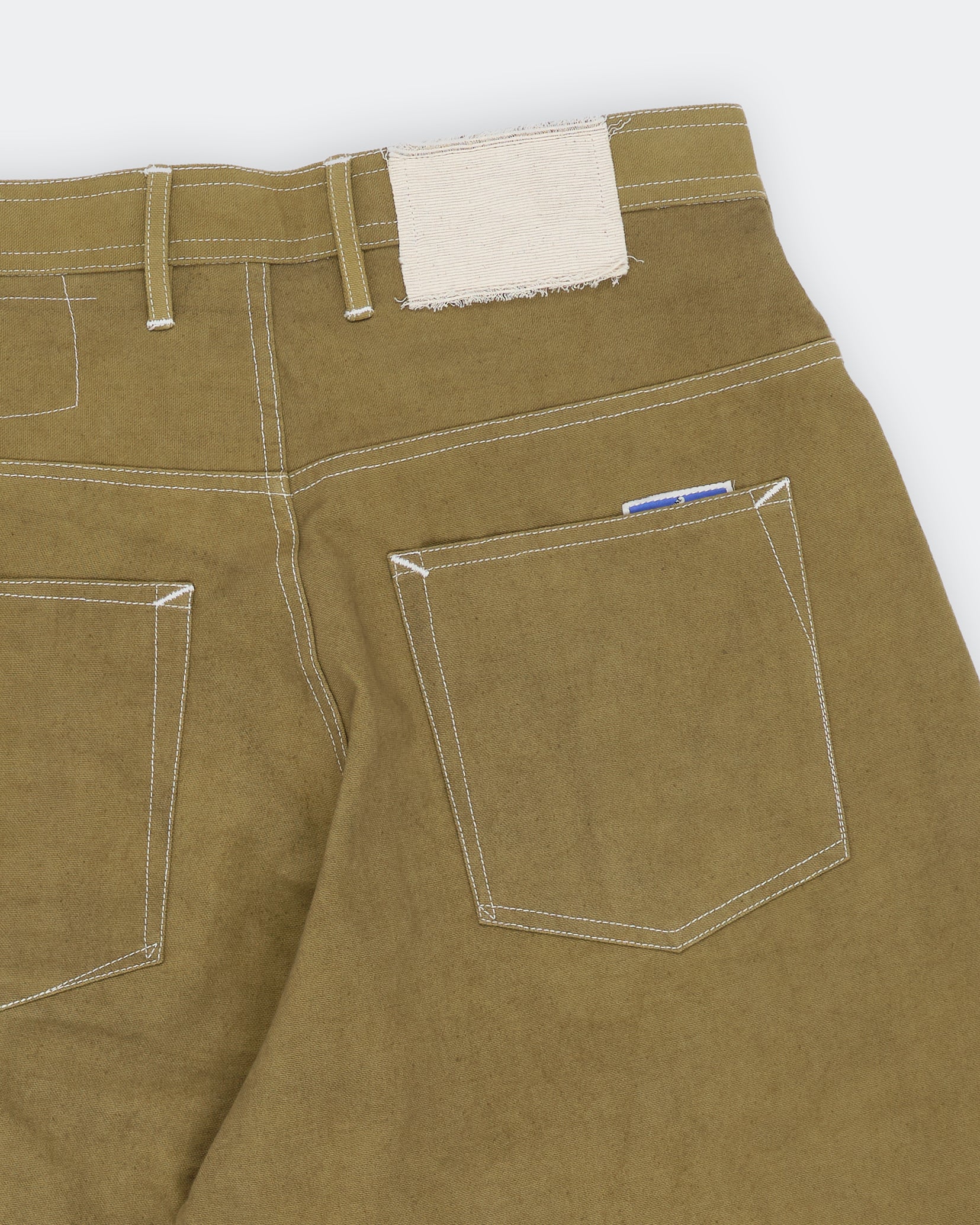 Lush Pants - Olive Wonky-Wear - Image 7