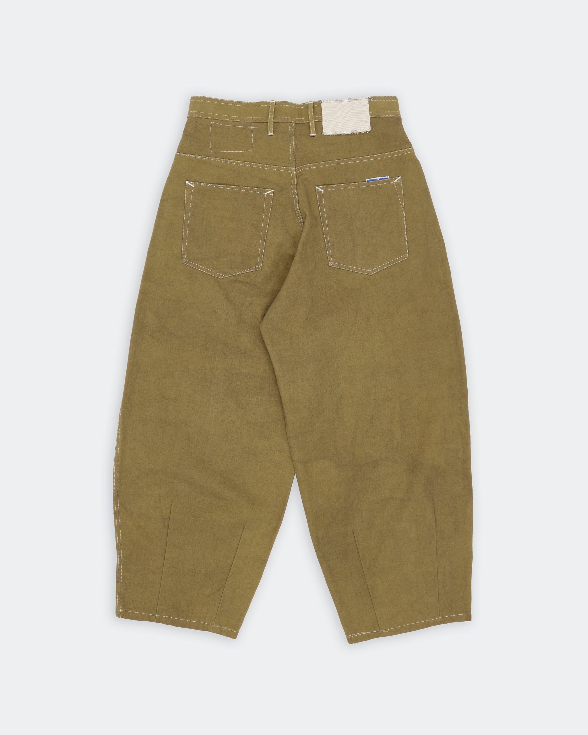 Lush Pants - Olive Wonky-Wear - Image 8
