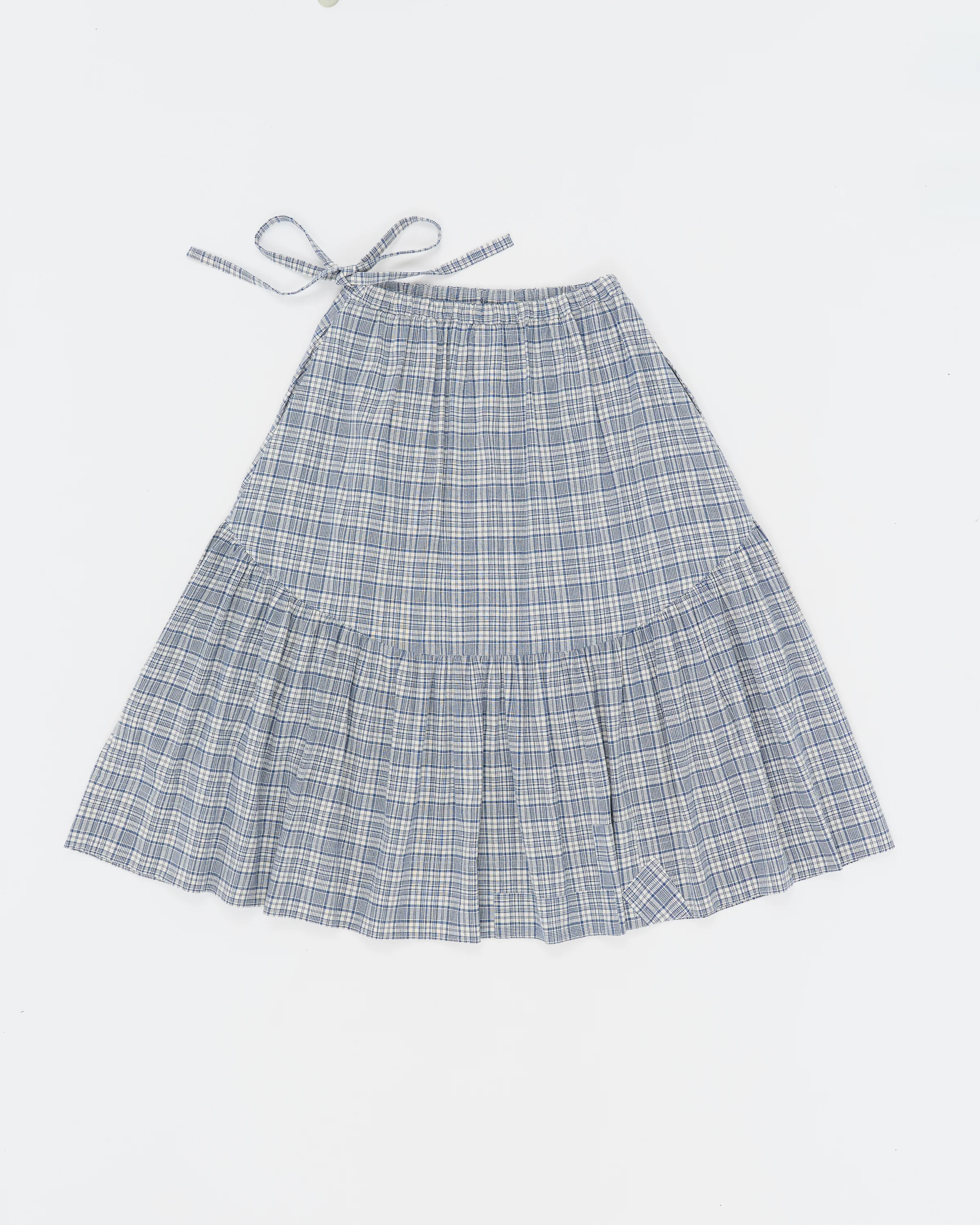 Orbit Skirt - Indigo Check Picnic - Image 10