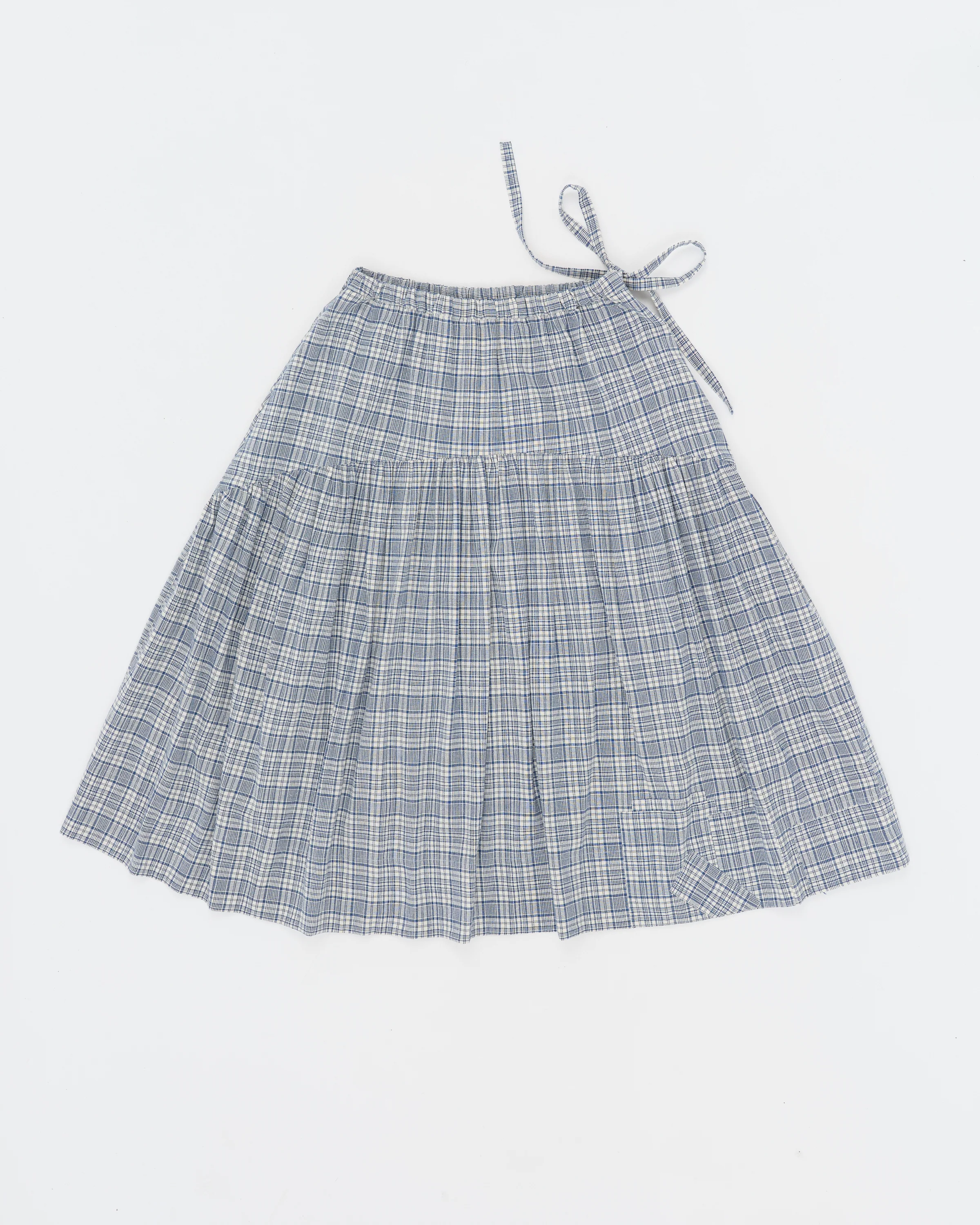 Orbit Skirt - Indigo Check Picnic - Image 3